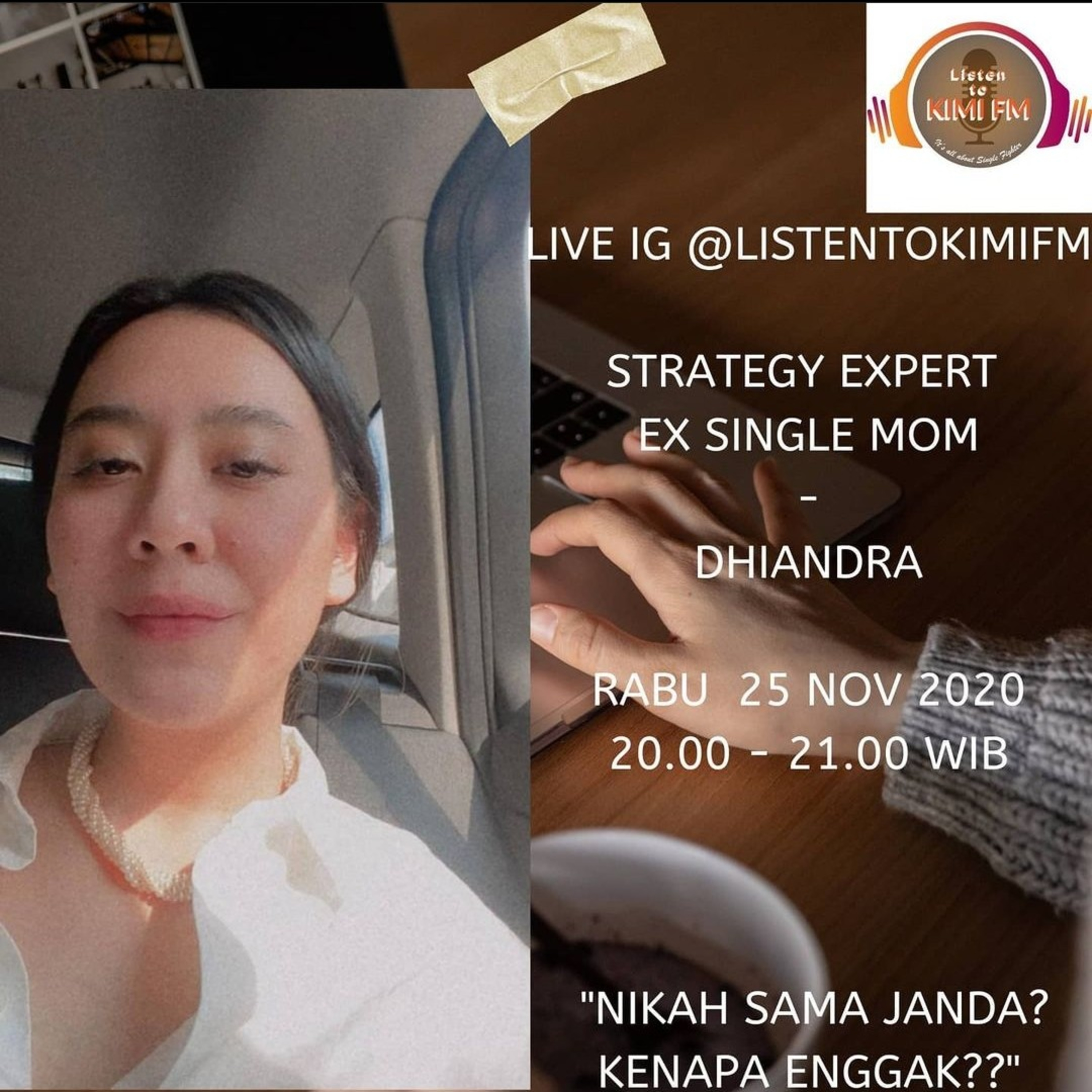 LIVE IG @listentokimifm
(VERSI AUDIO) 