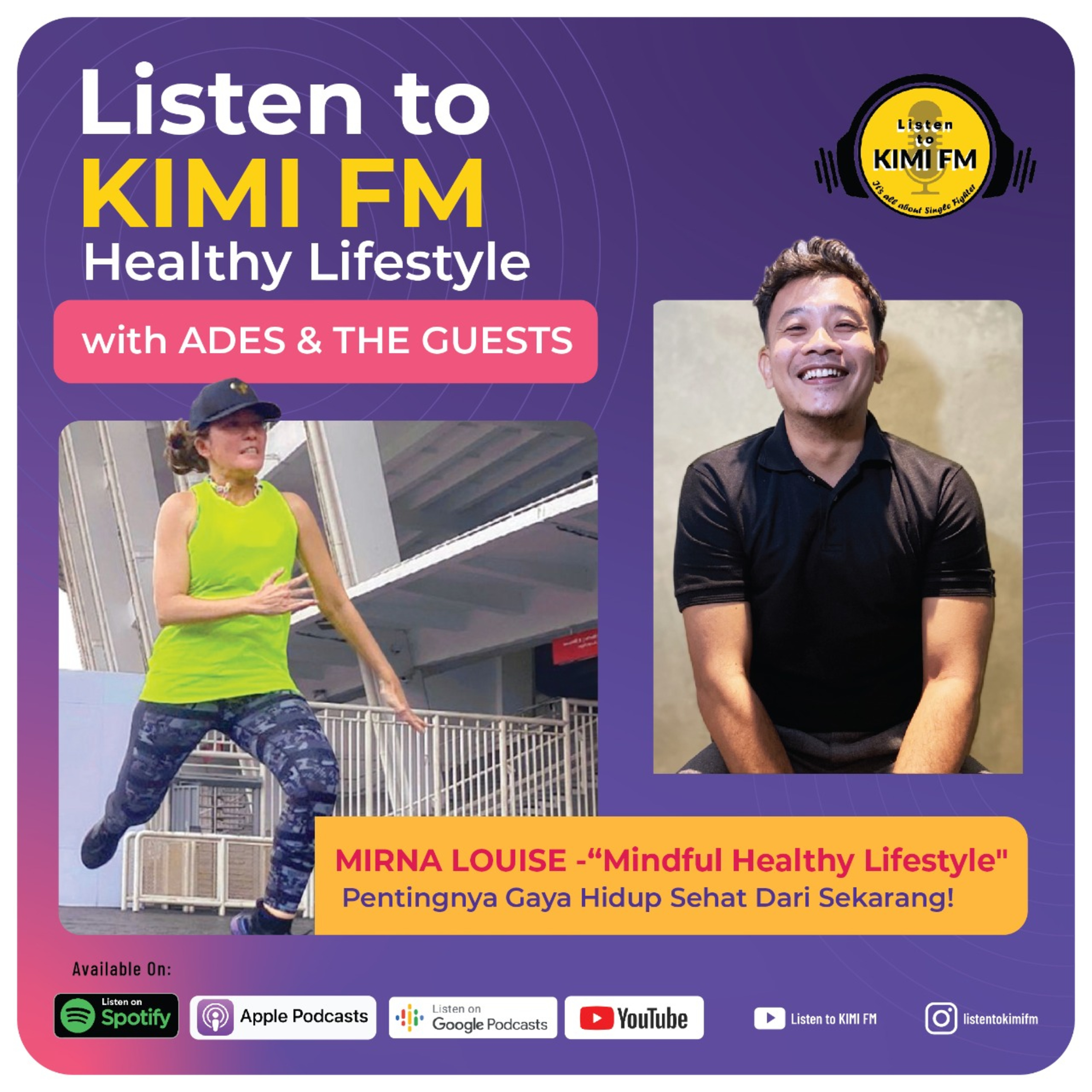 Listen to Kimi FM For Your Healthy LifeStyle﻿ with ADES & THE GUEST﻿ #5