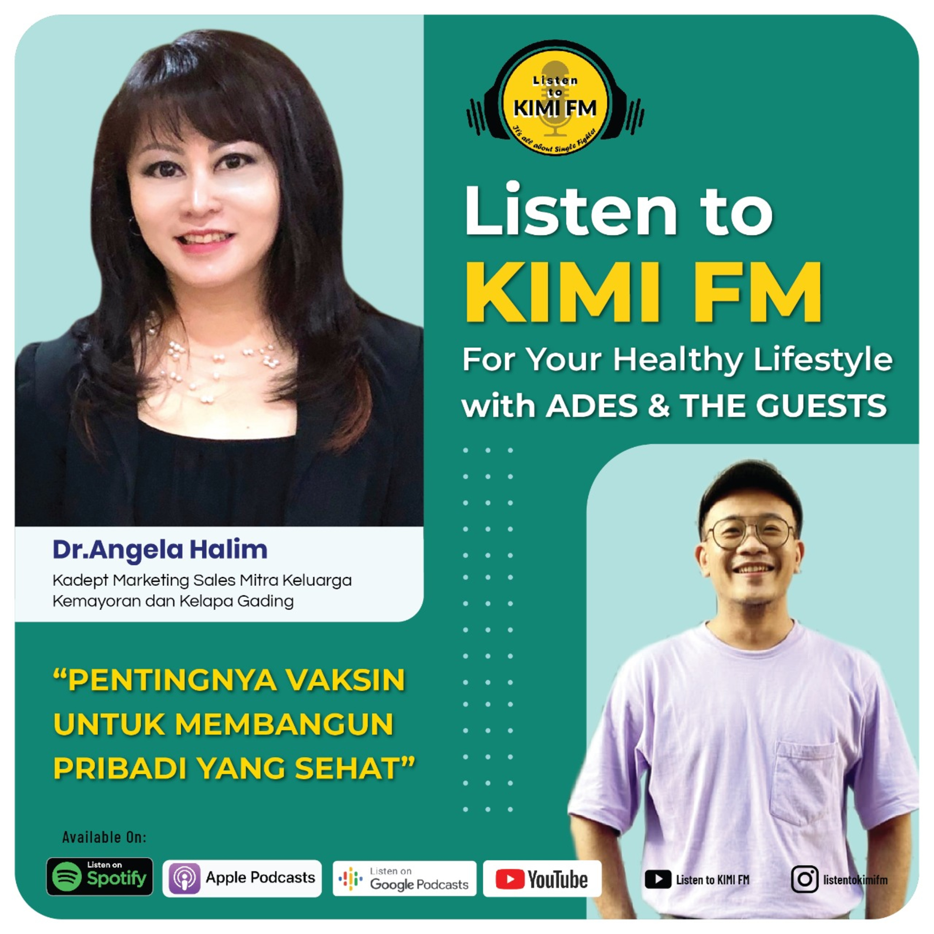 Listen to Kimi FM For Your Healthy LifeStyle﻿ with ADES & THE GUEST﻿ #6