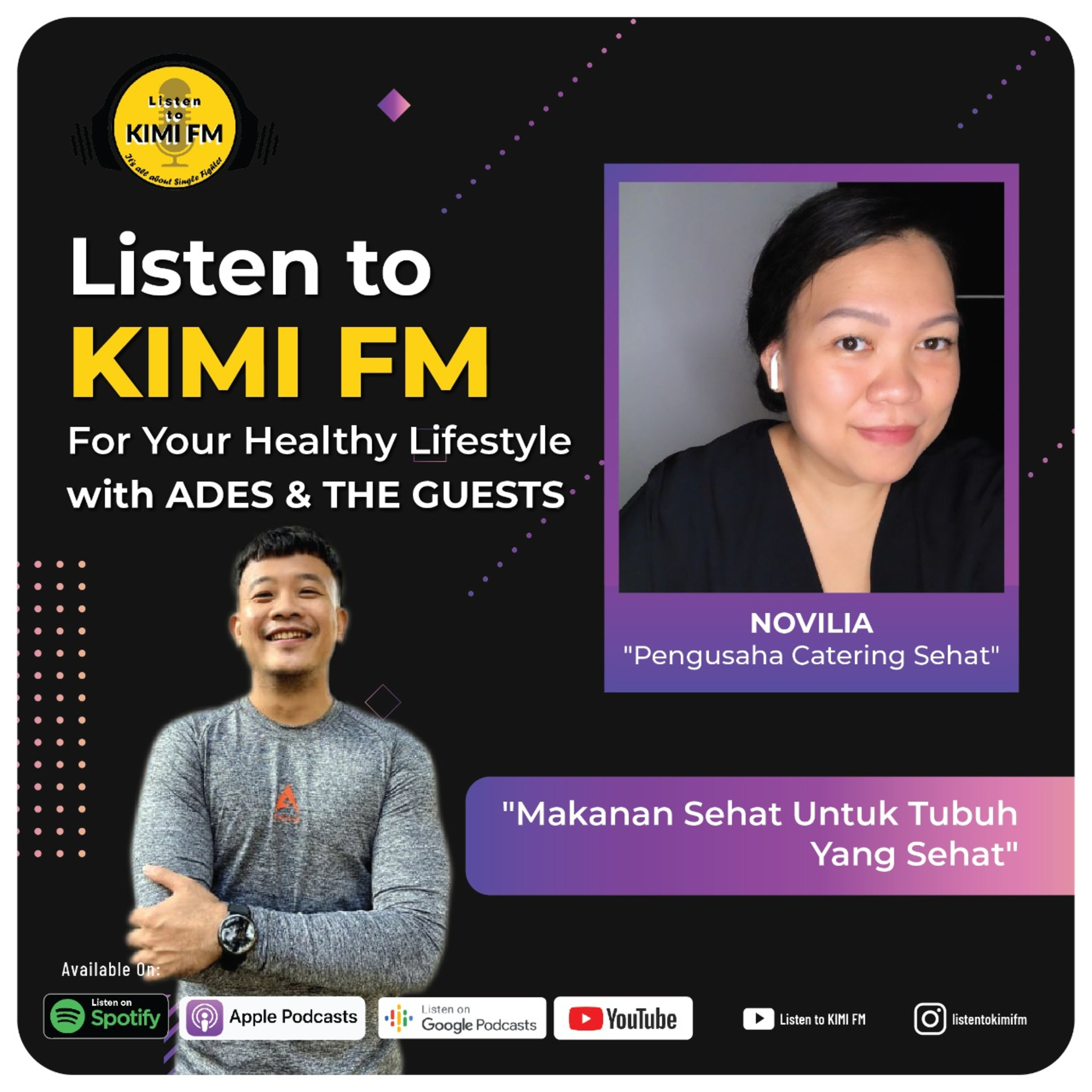 Listen to Kimi FM For Your Healthy LifeStyle﻿ with ADES & THE GUEST﻿ #7