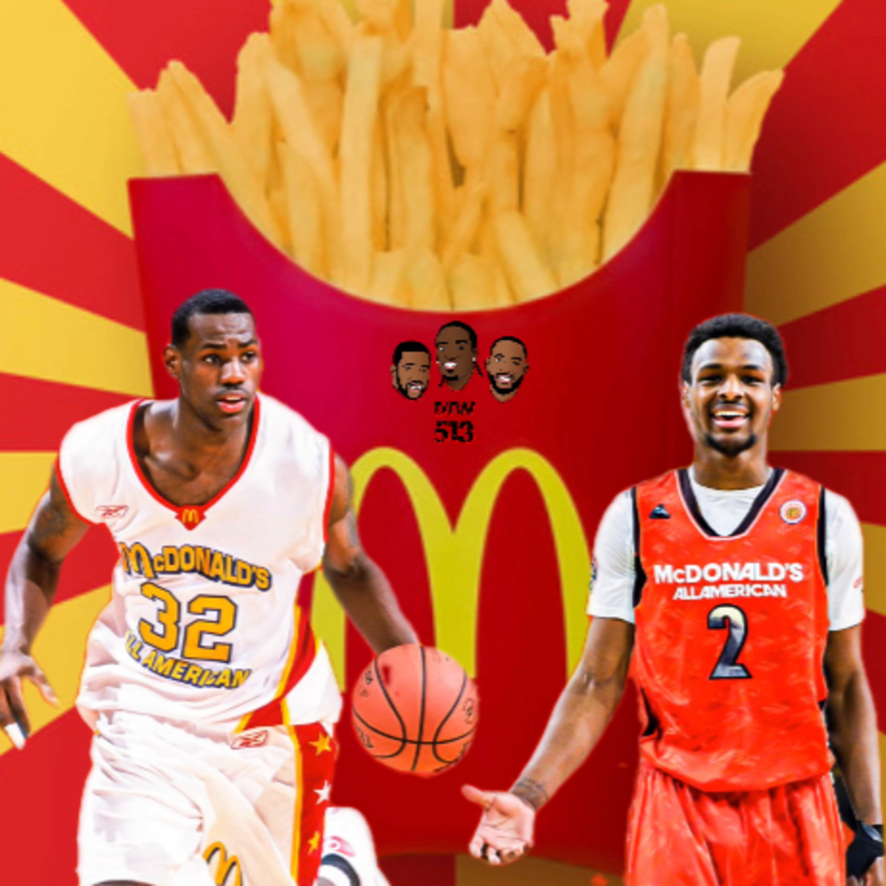 Bronny James Headlines the 2023 McDonald's All American Game - DTTW513 Ep 268 episode artwork