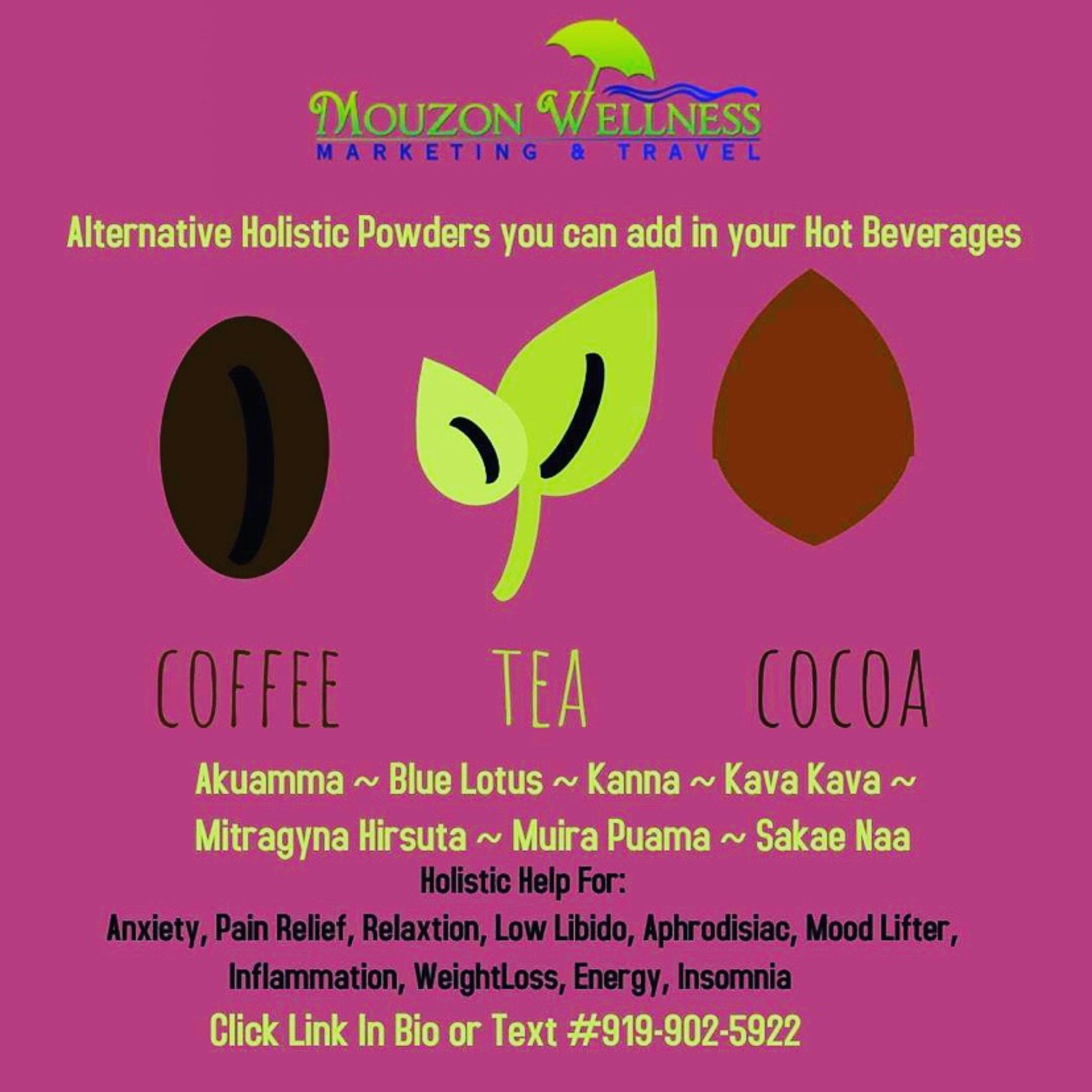 Mouzon Wellness Marketing Travels & Promotions