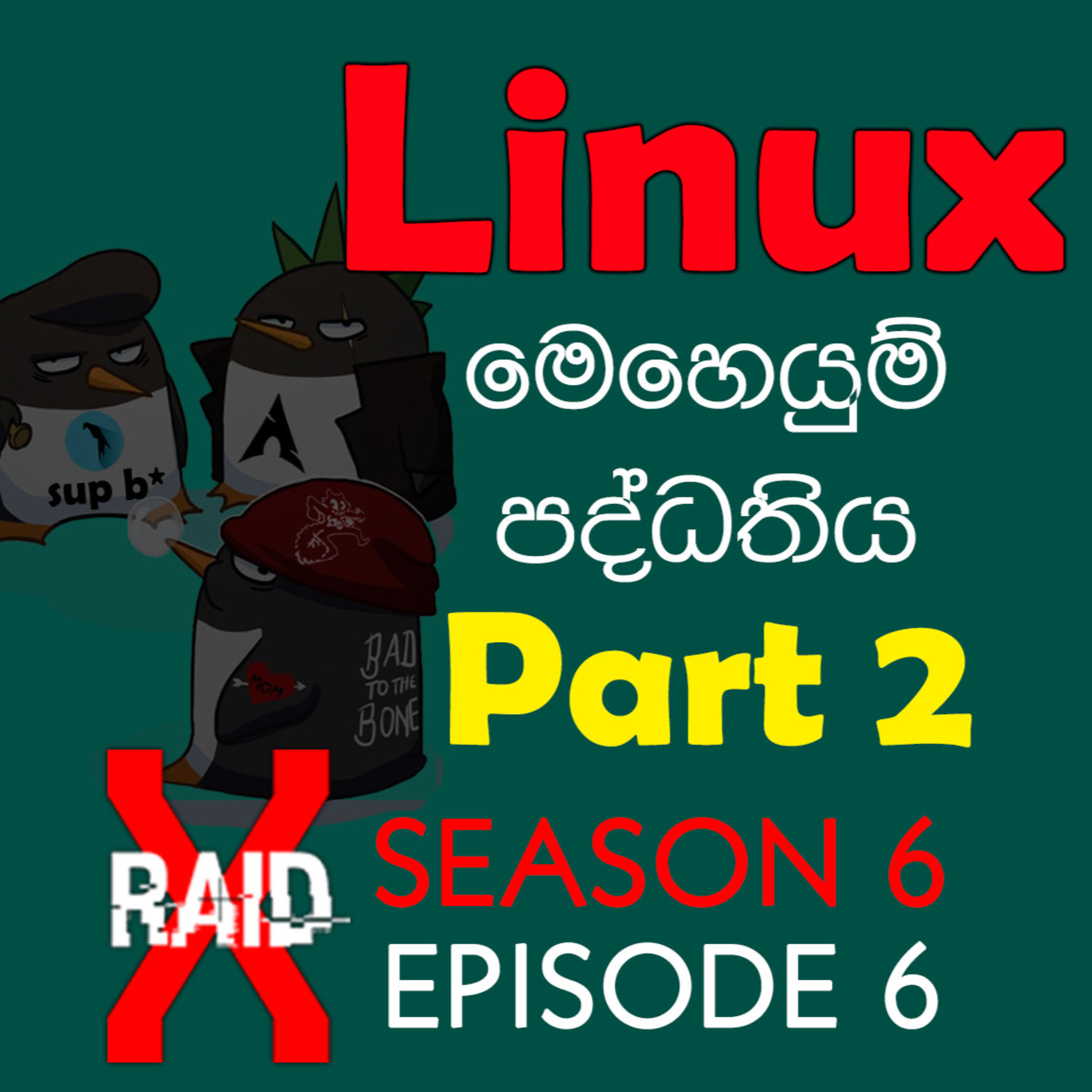 Linux Beginner's Guide (Linux ගැන සිංහලෙන්) Part 2 - XRAID PODCAST S06:Ep06 in Sinhala Lk episode artwork