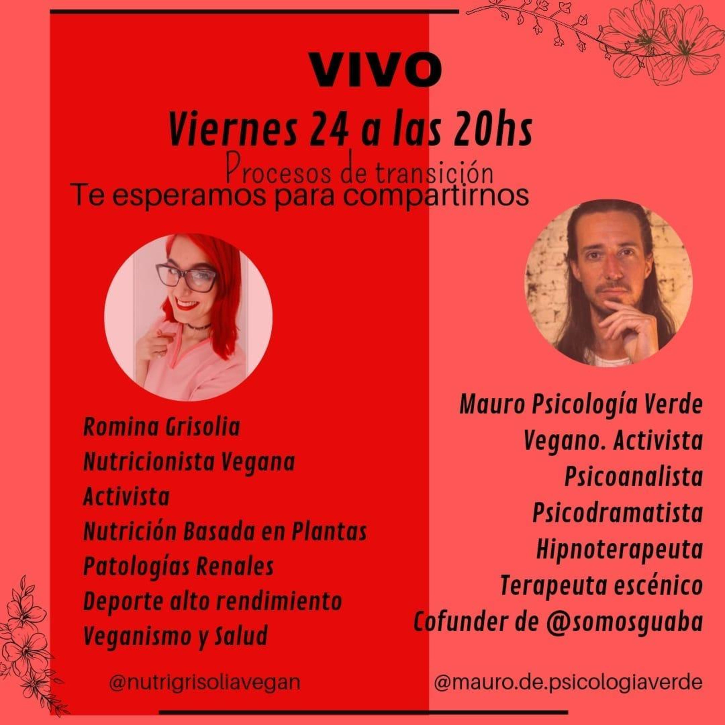 Charla con @nutrigrisoliavegan sobre transiciones