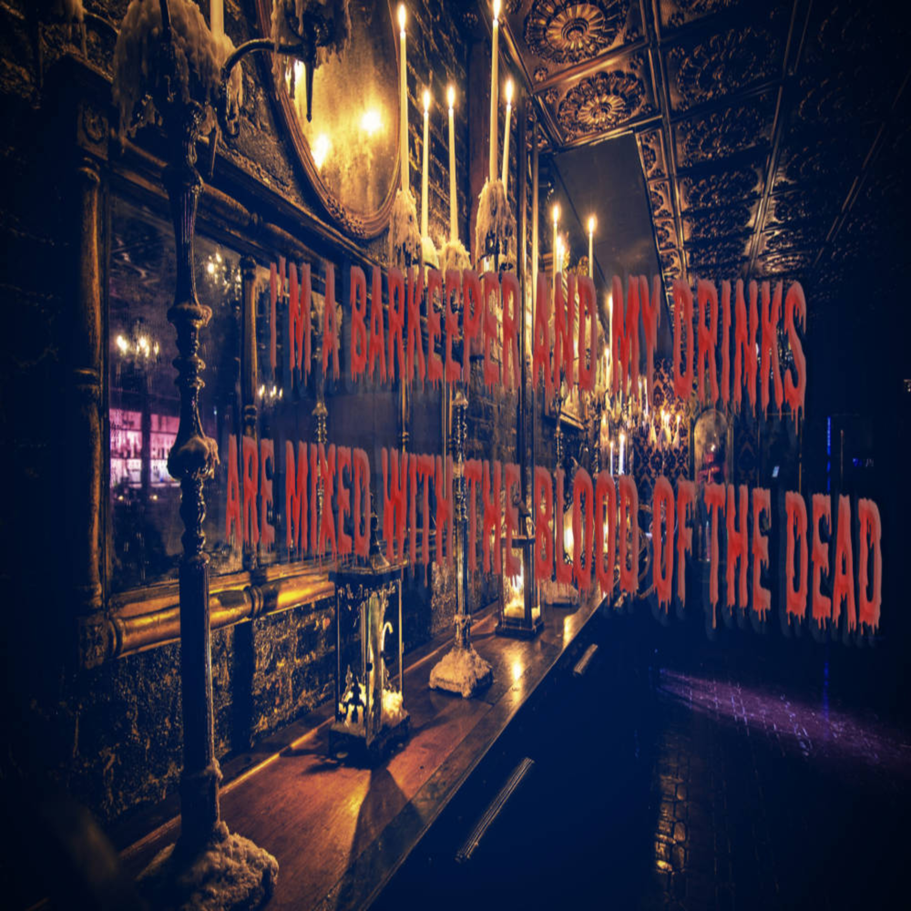 Scary Stories | I’m a barkeeper and my drinks are mixed with the blood of the dead episode artwork