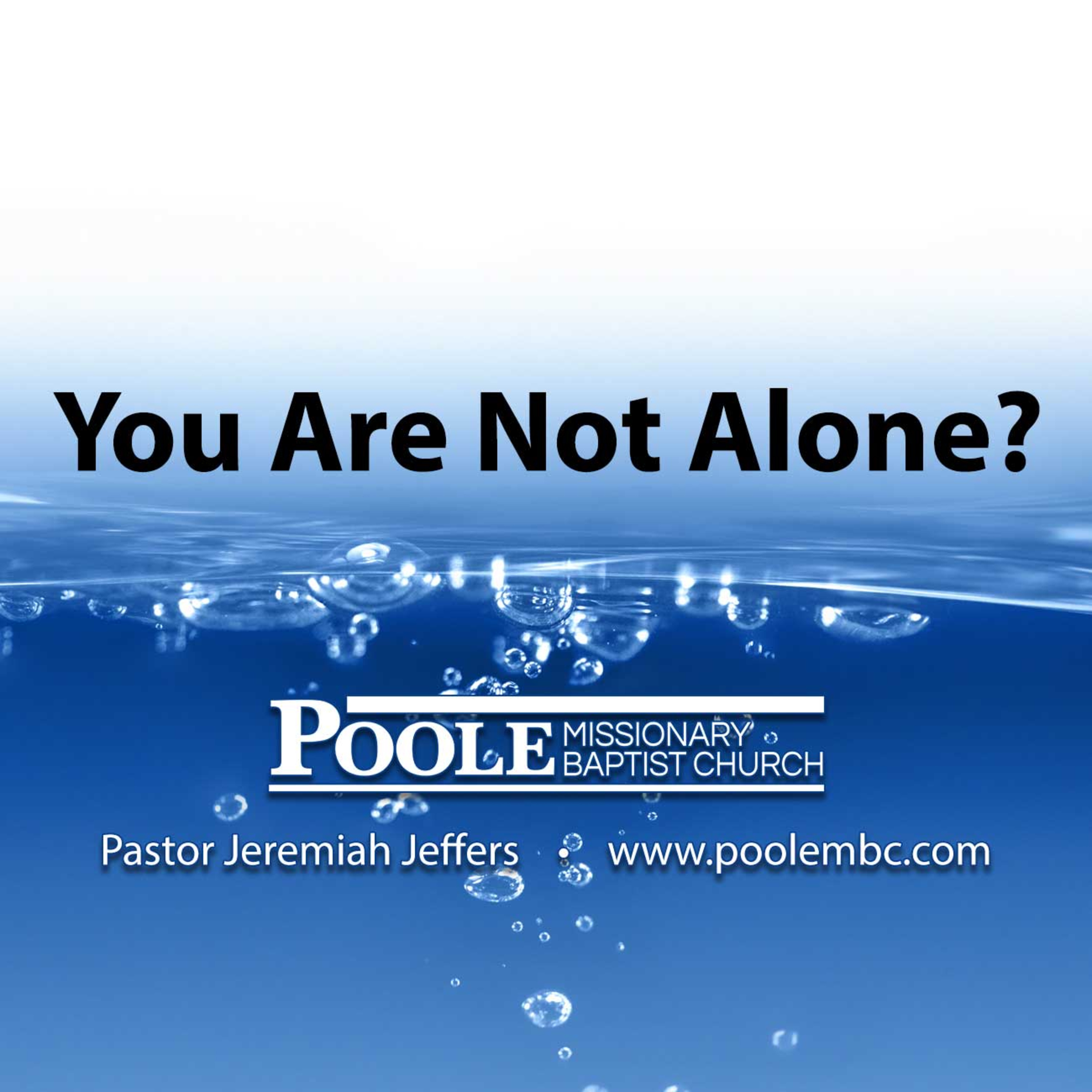 Poole Missionary Baptist Church with Pastor Jeremiah Jeffers