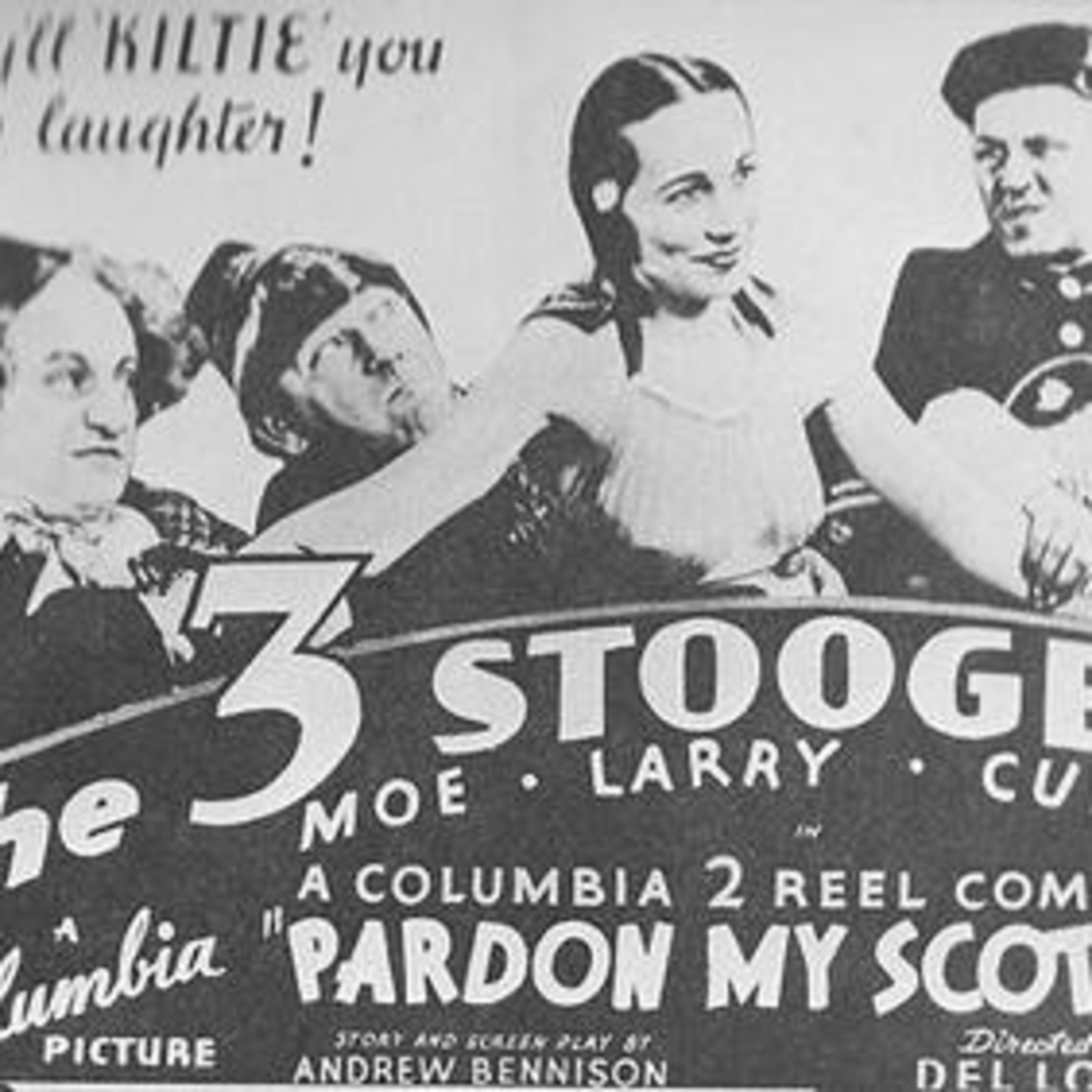 The Three Stooges Throwback podcast cover