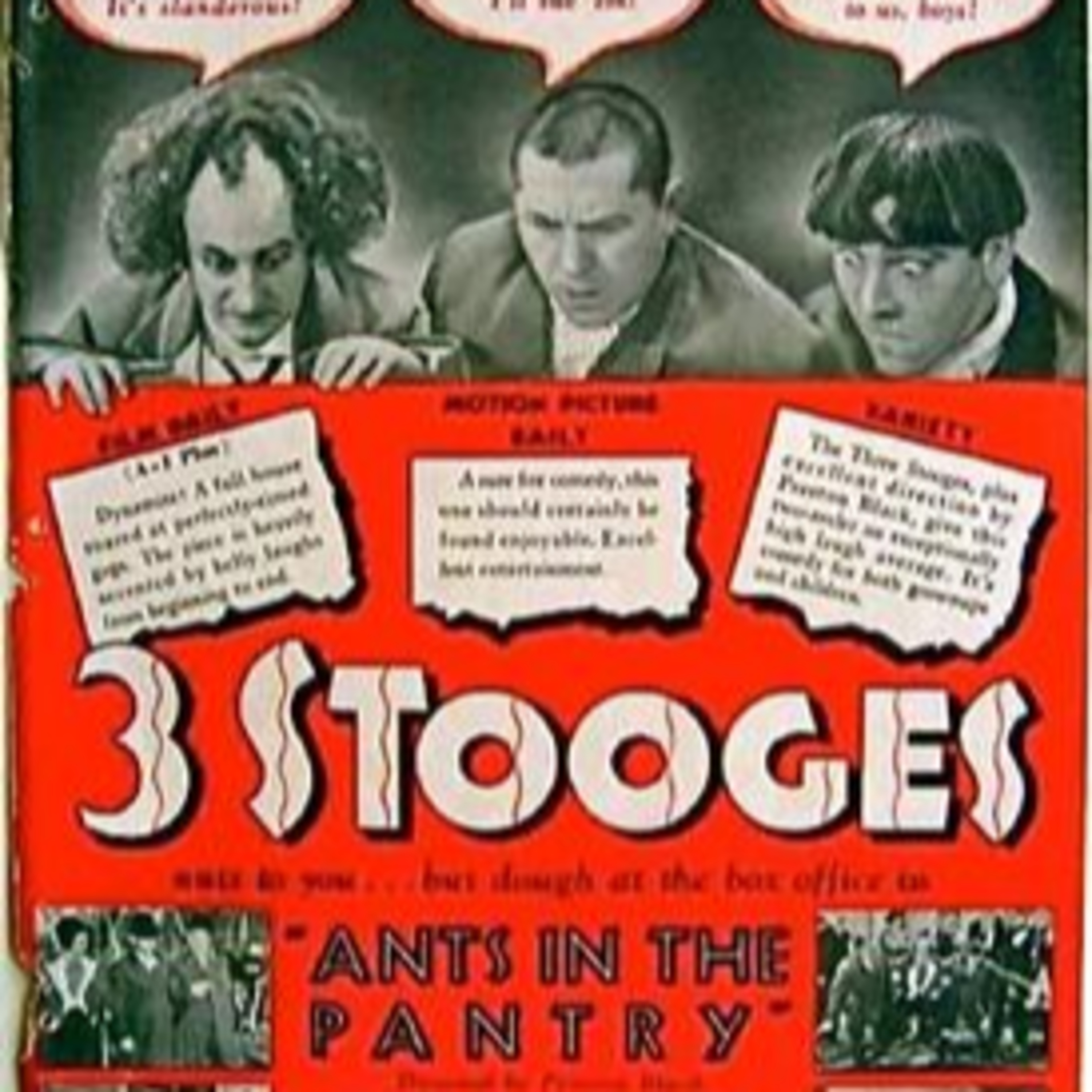 The Three Stooges Throwback podcast cover