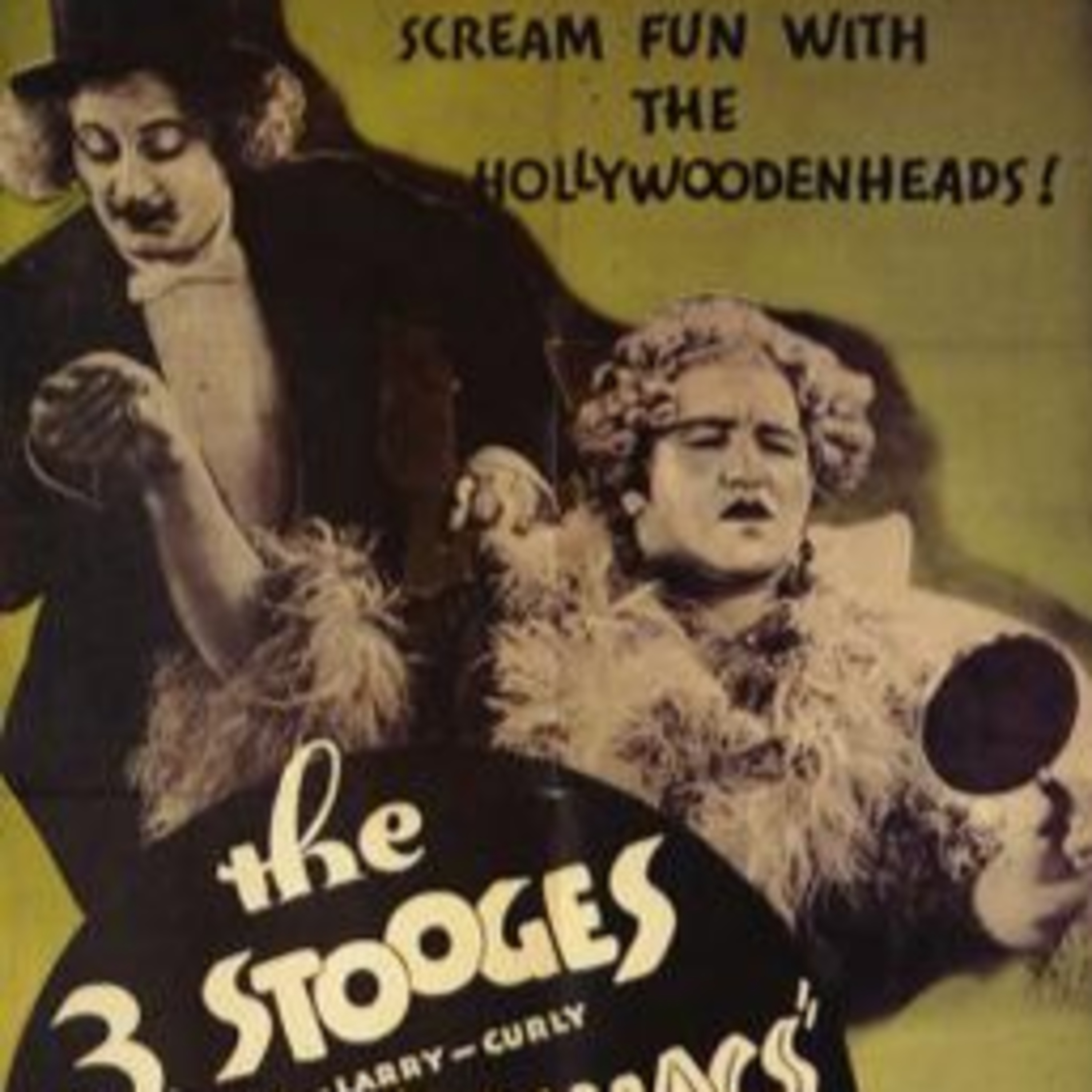 The Three Stooges Throwback podcast cover