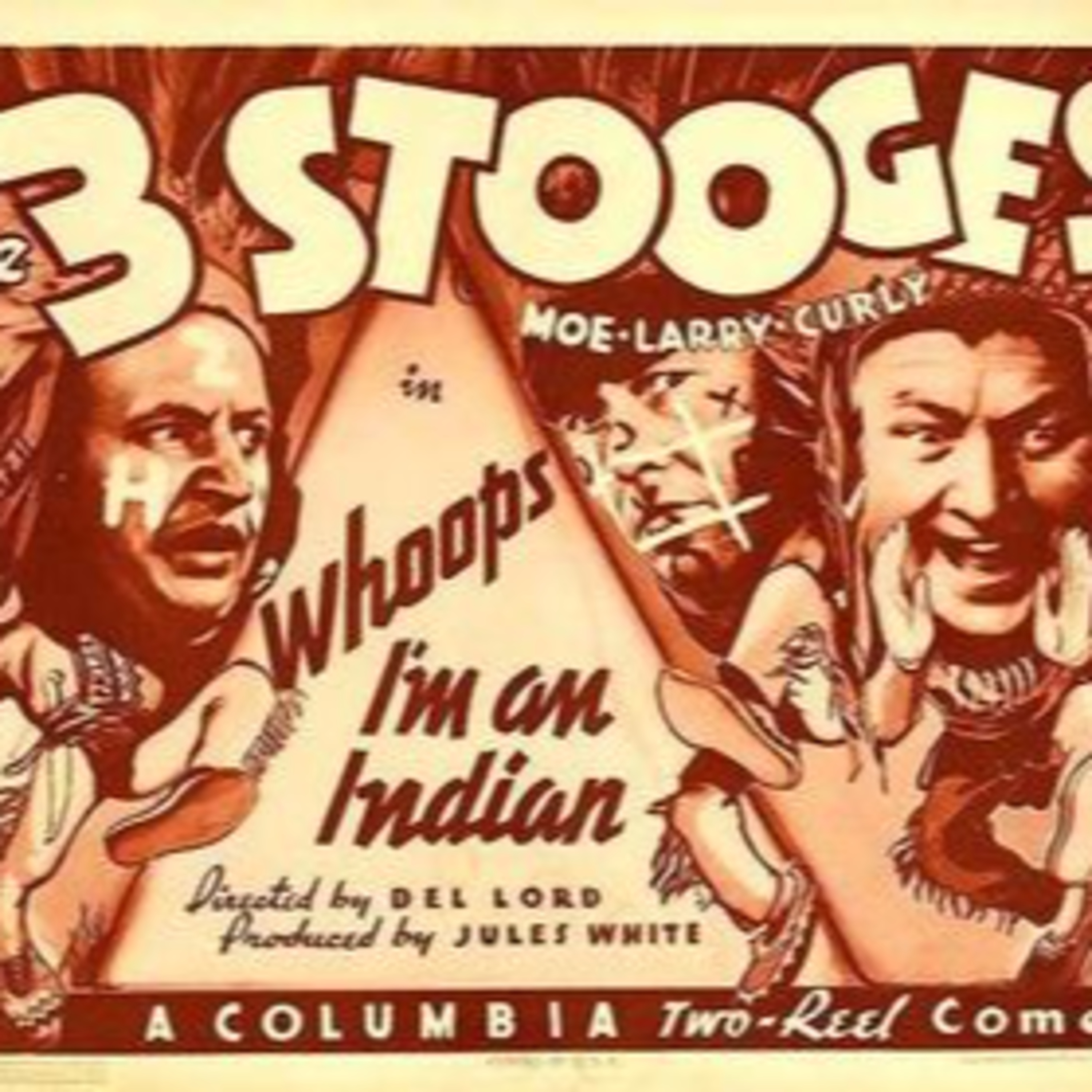 The Three Stooges Throwback podcast cover