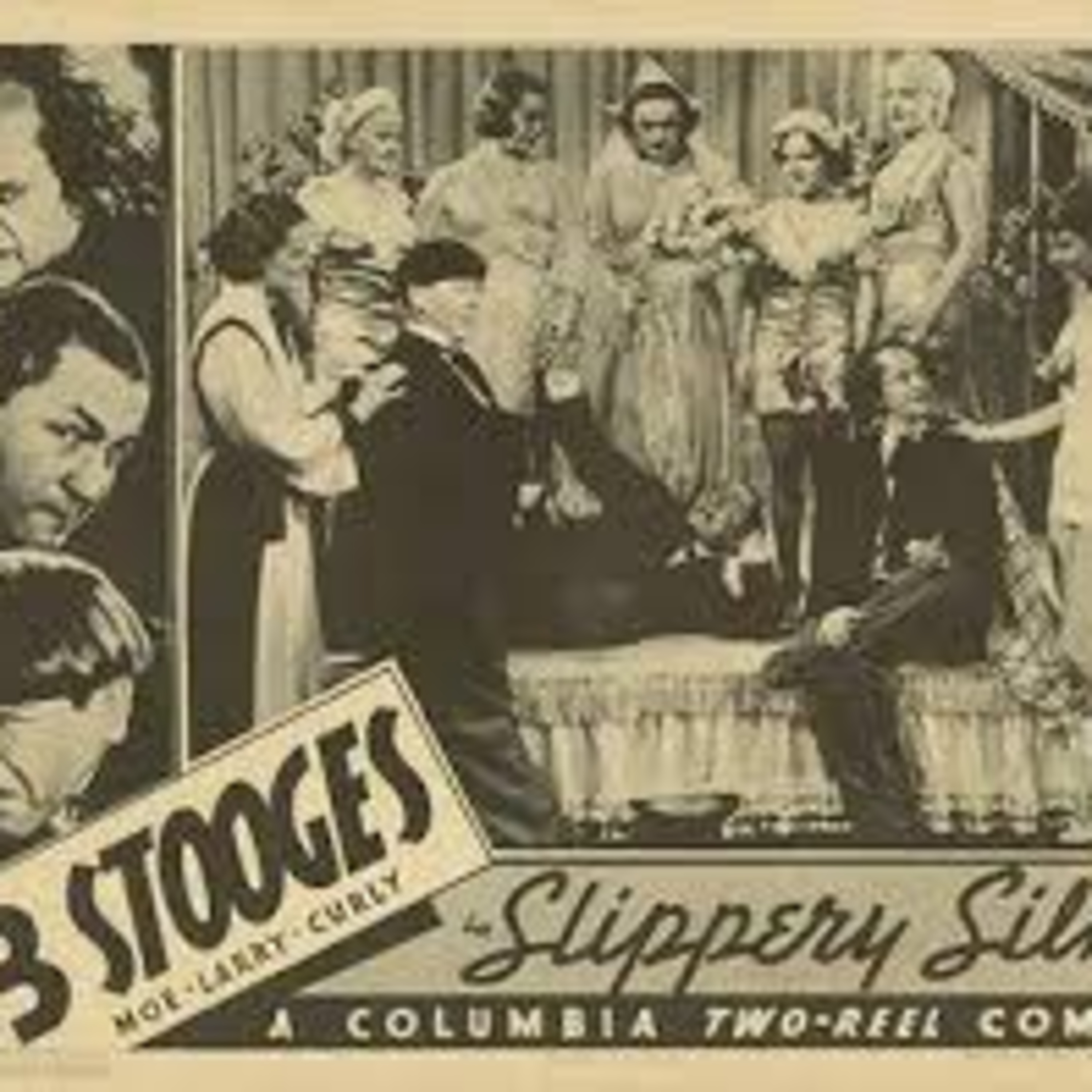 The Three Stooges Throwback podcast cover