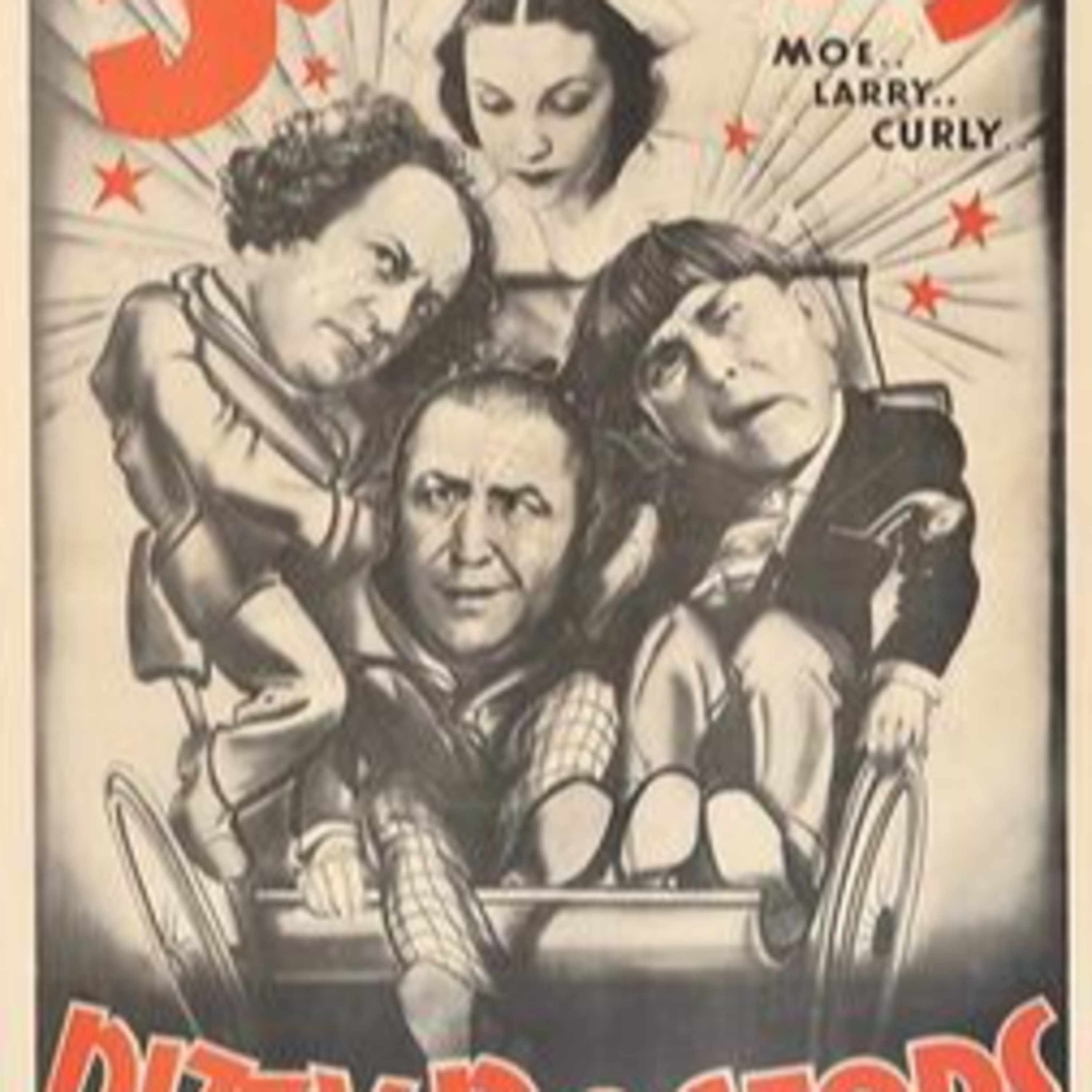 The Three Stooges Throwback podcast cover