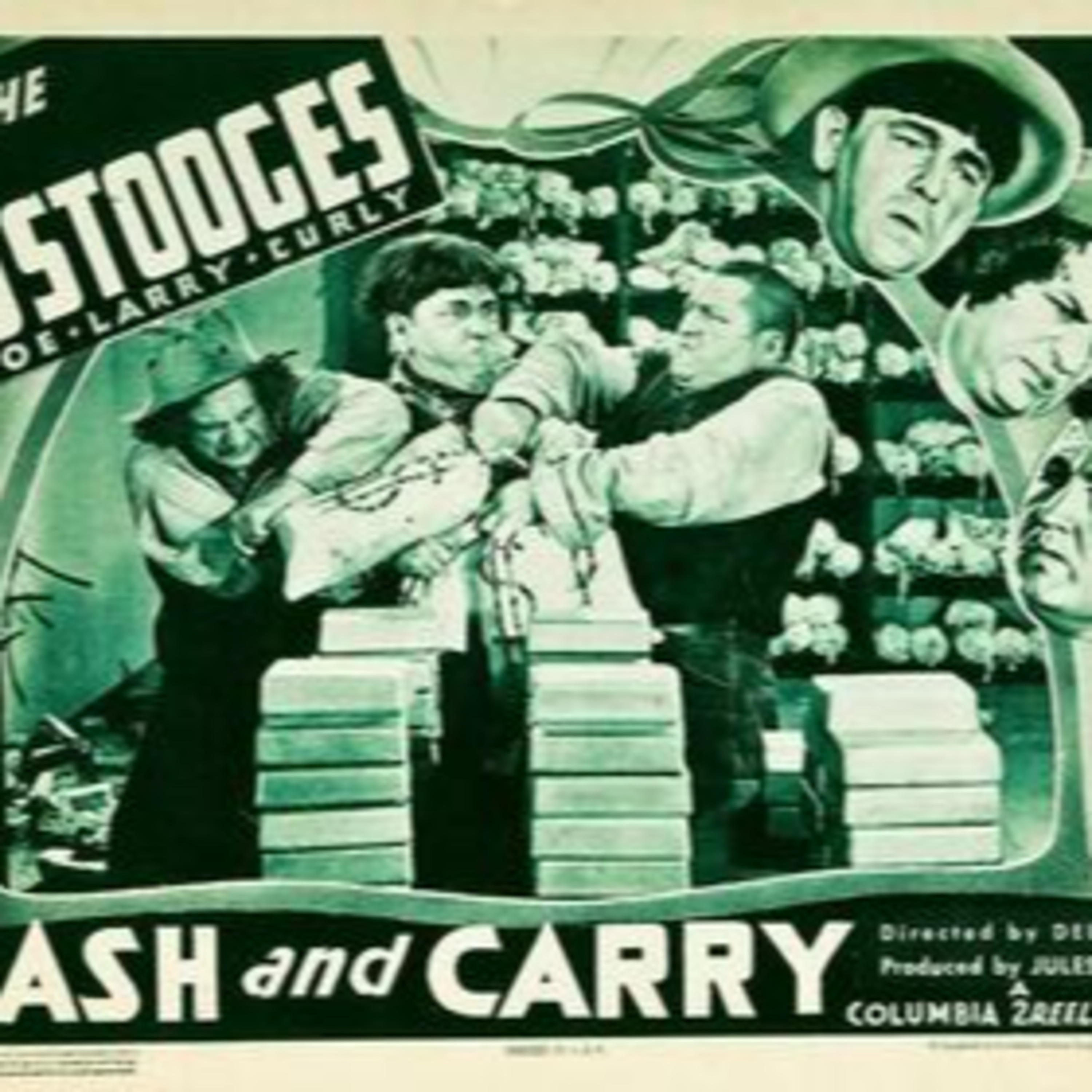 The Three Stooges Throwback podcast cover