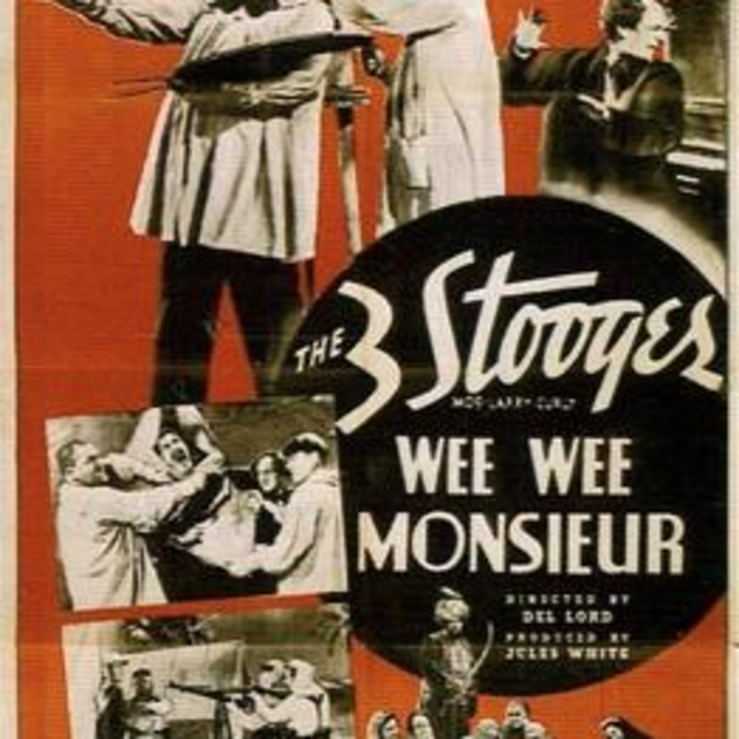 The Three Stooges Throwback podcast cover