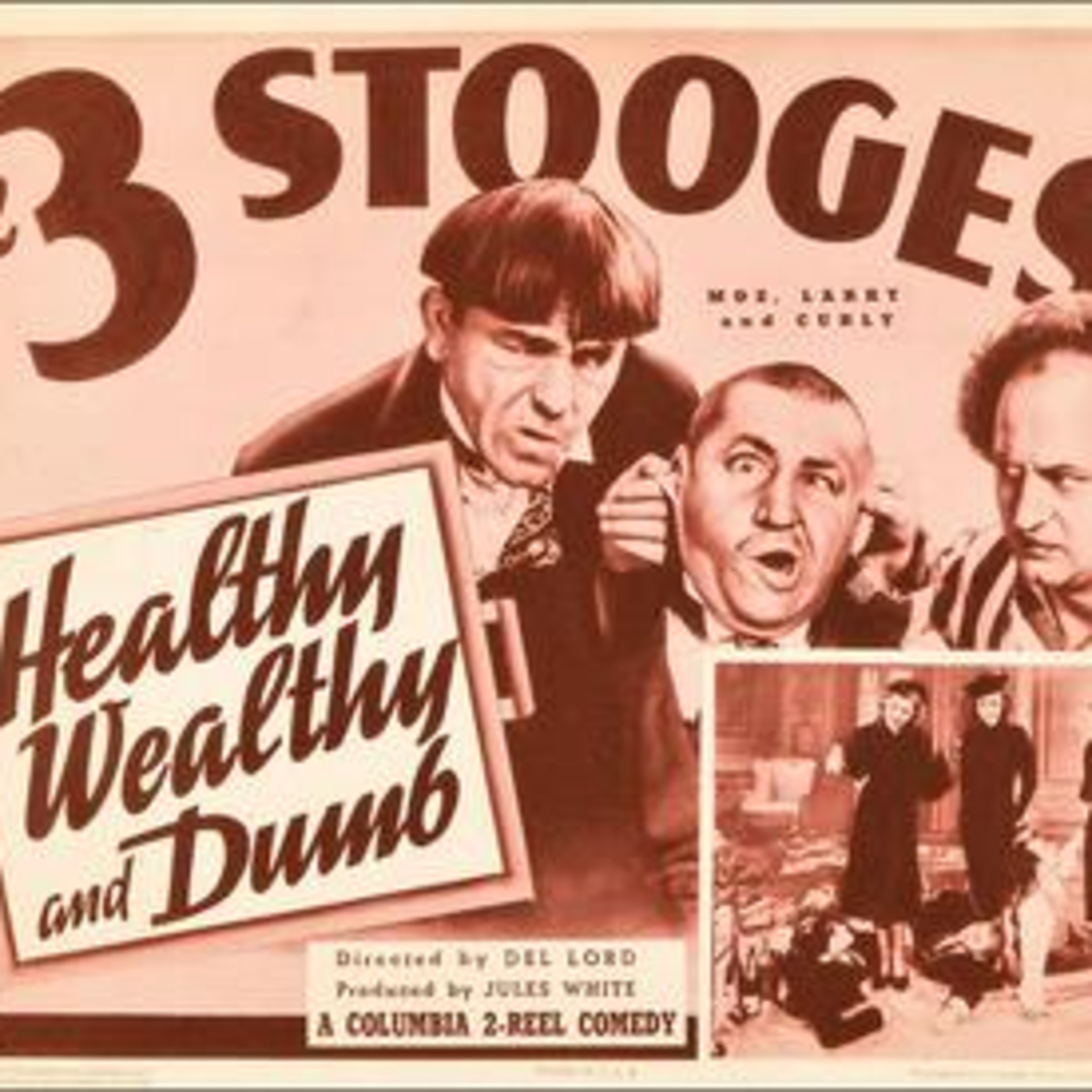 The Three Stooges Throwback podcast cover