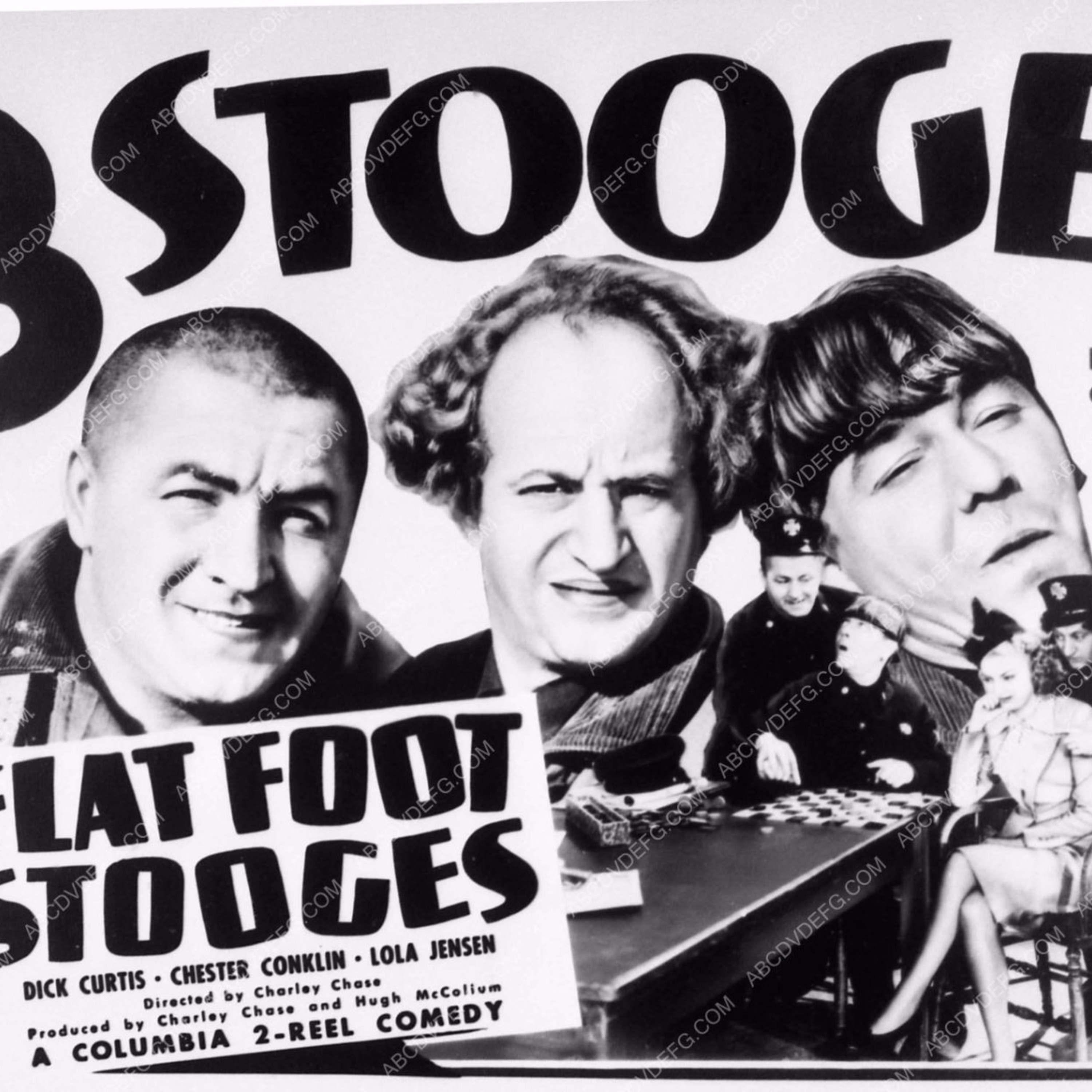 The Three Stooges Throwback podcast cover