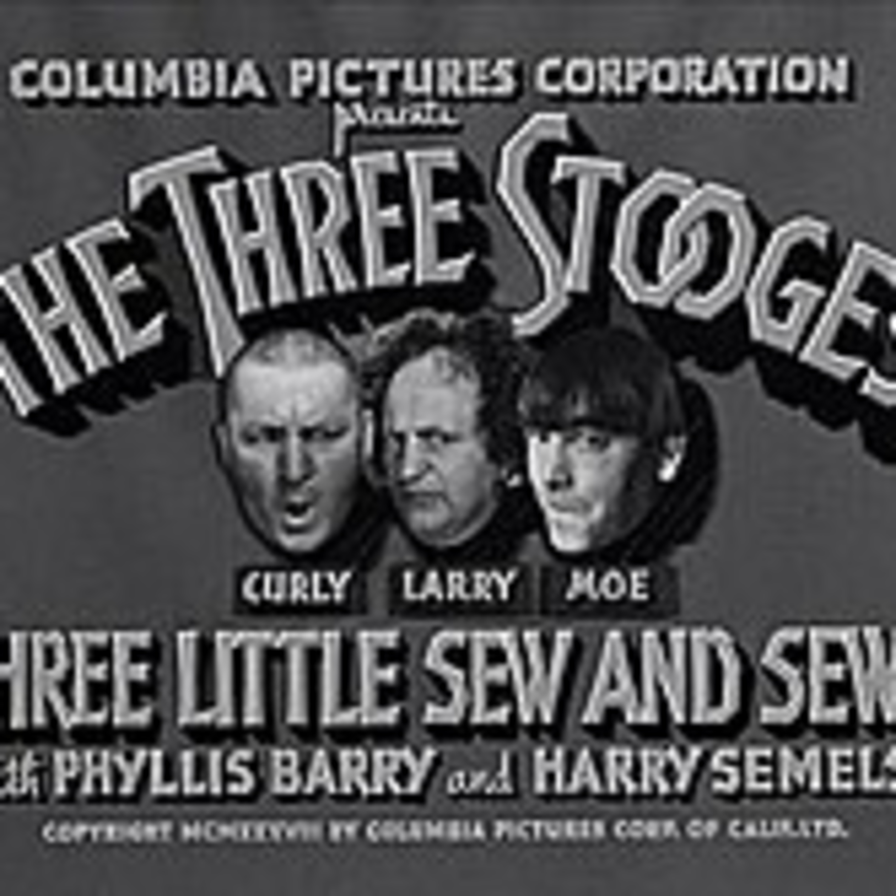 The Three Stooges Throwback podcast cover