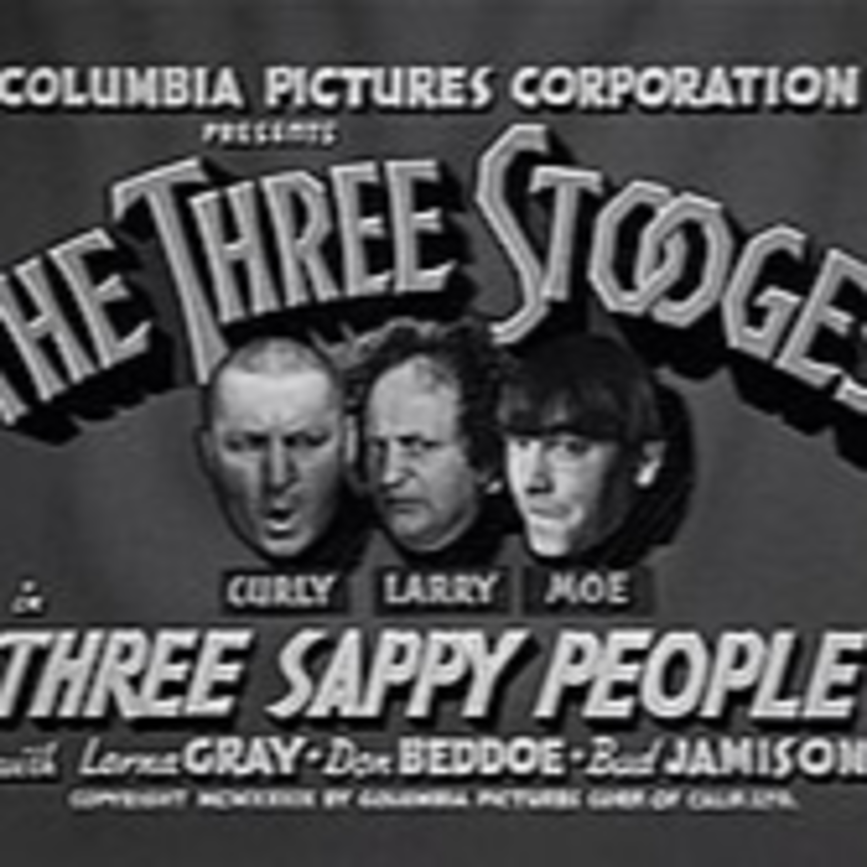 The Three Stooges Throwback podcast cover