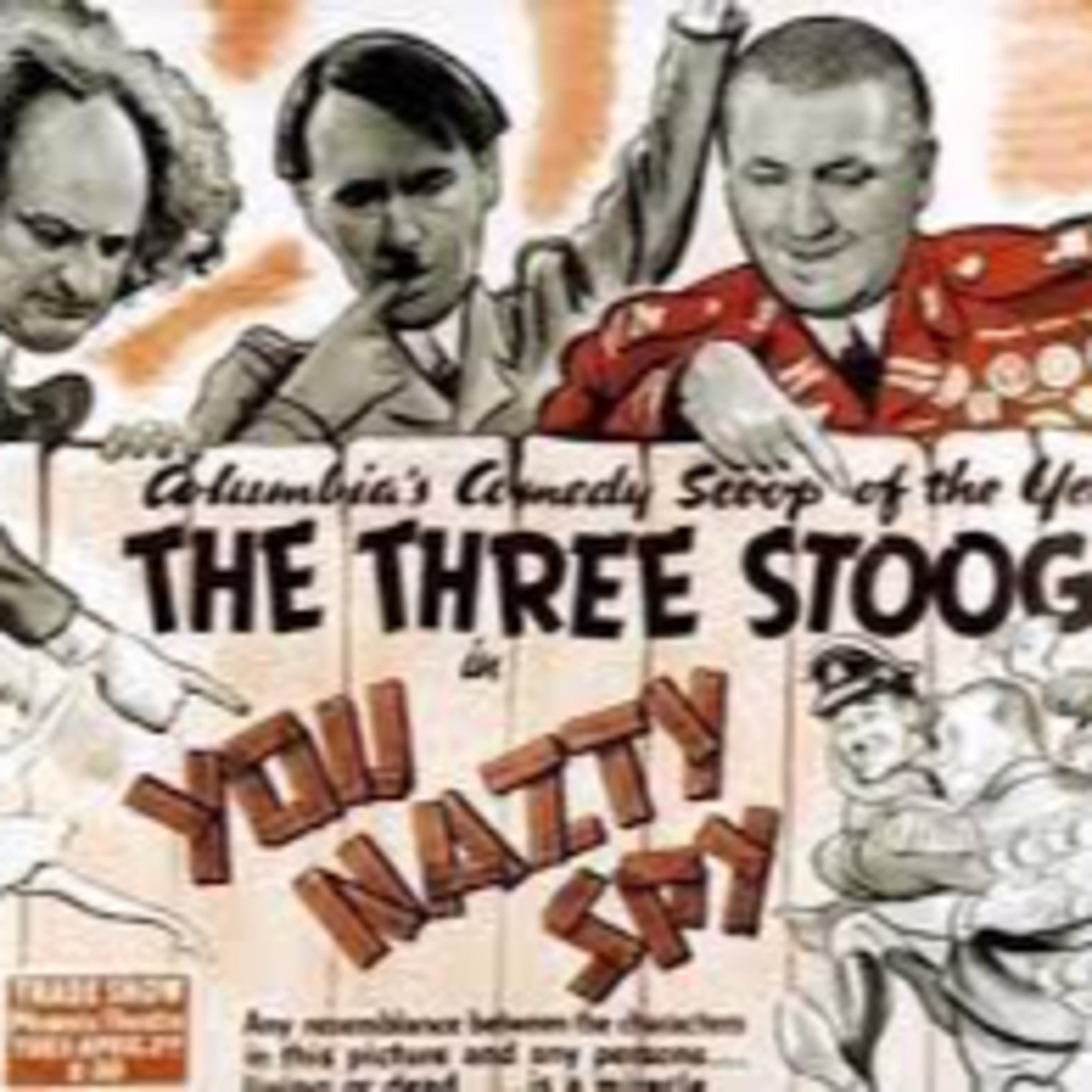 The Three Stooges Throwback podcast cover