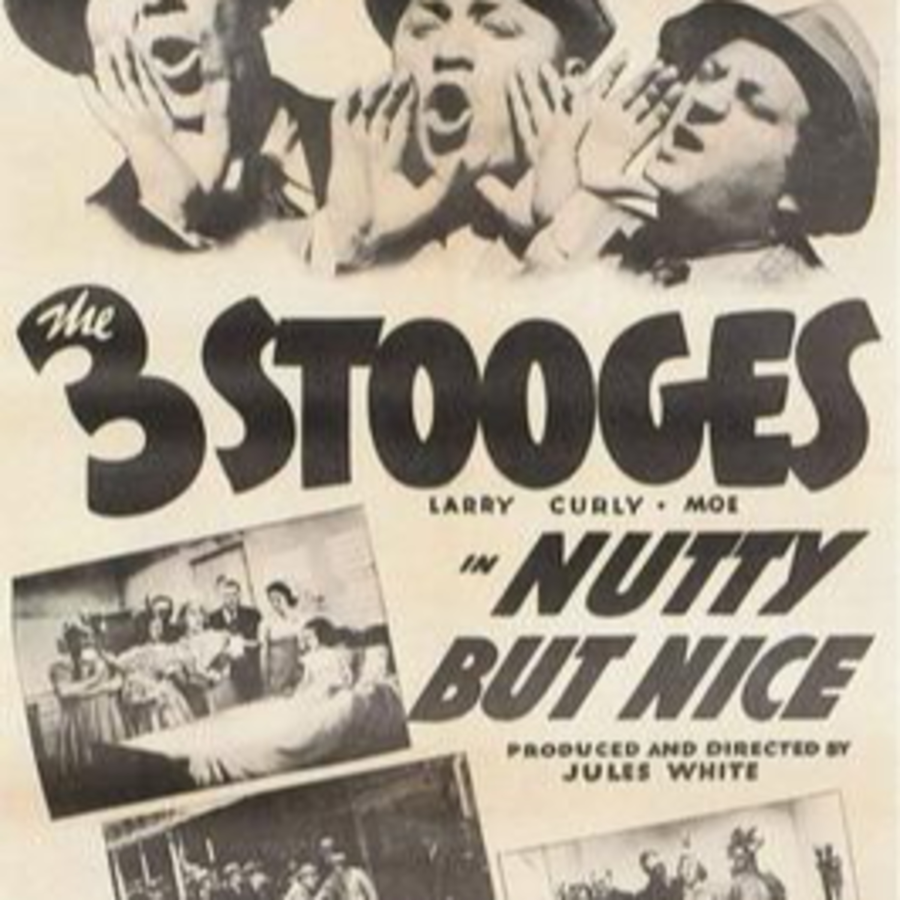 The Three Stooges Throwback podcast cover