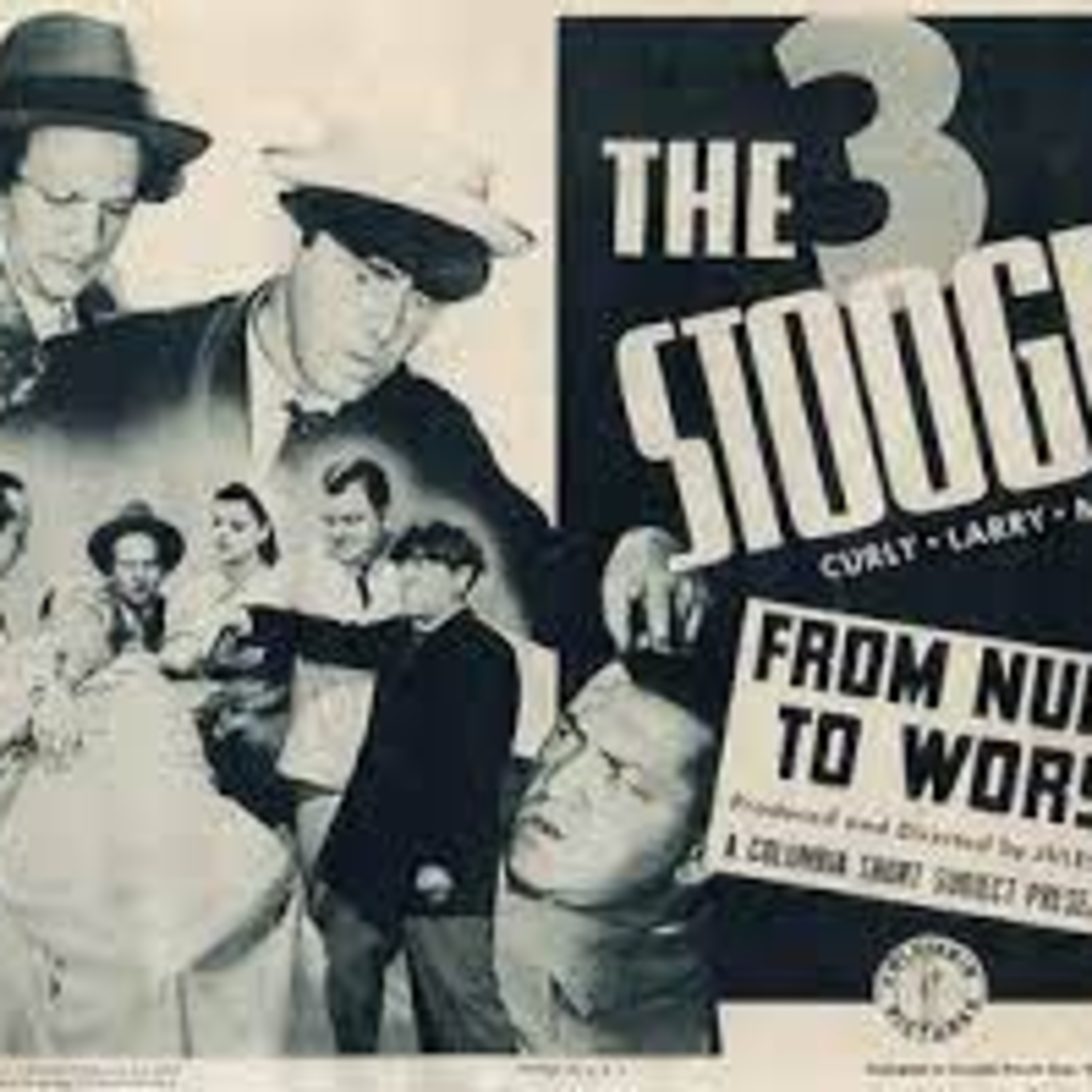 The Three Stooges Throwback podcast cover