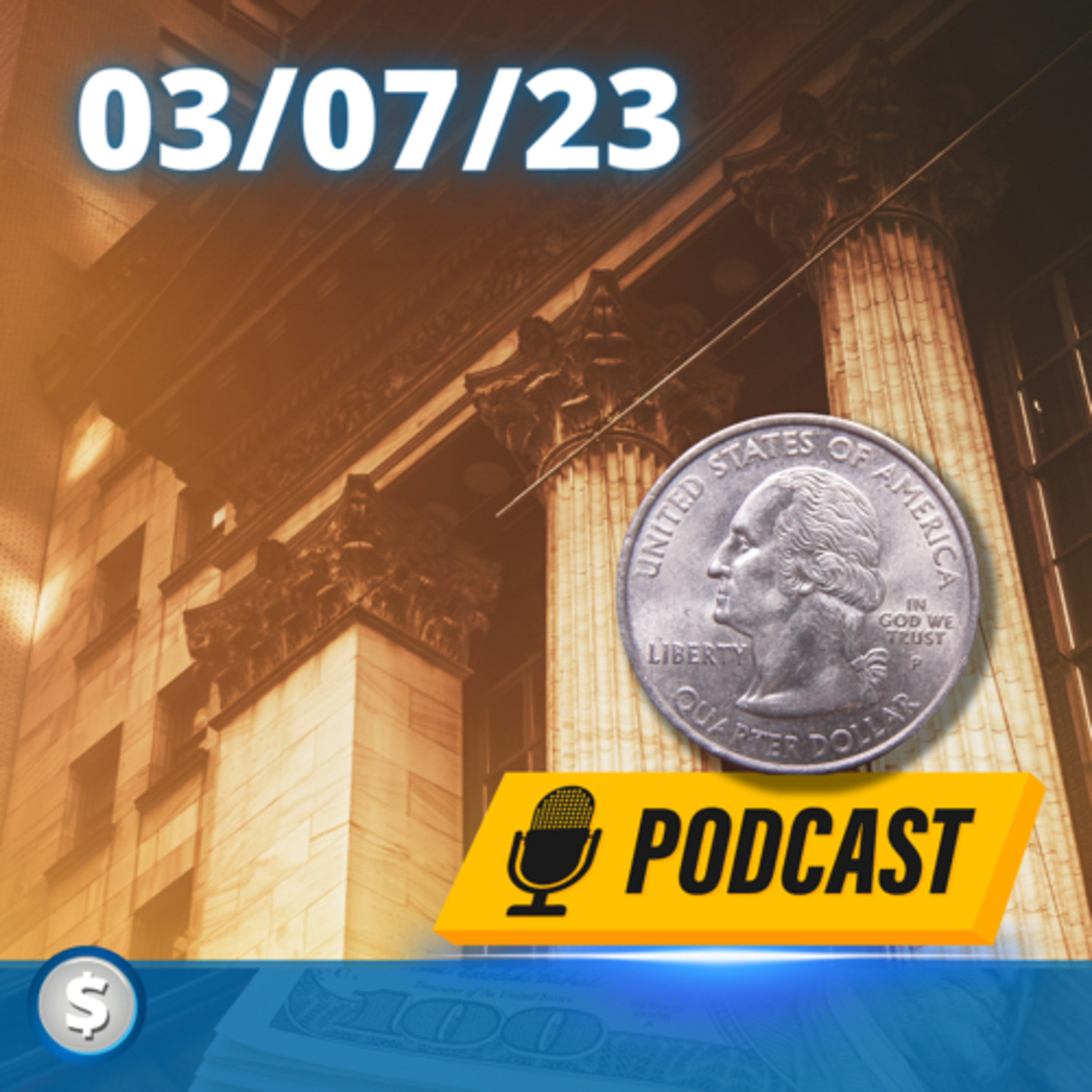 RESUMO DE MERCADO - 03/07/2023 - DÓLAR, INFLAÇÃO, PIB episode artwork