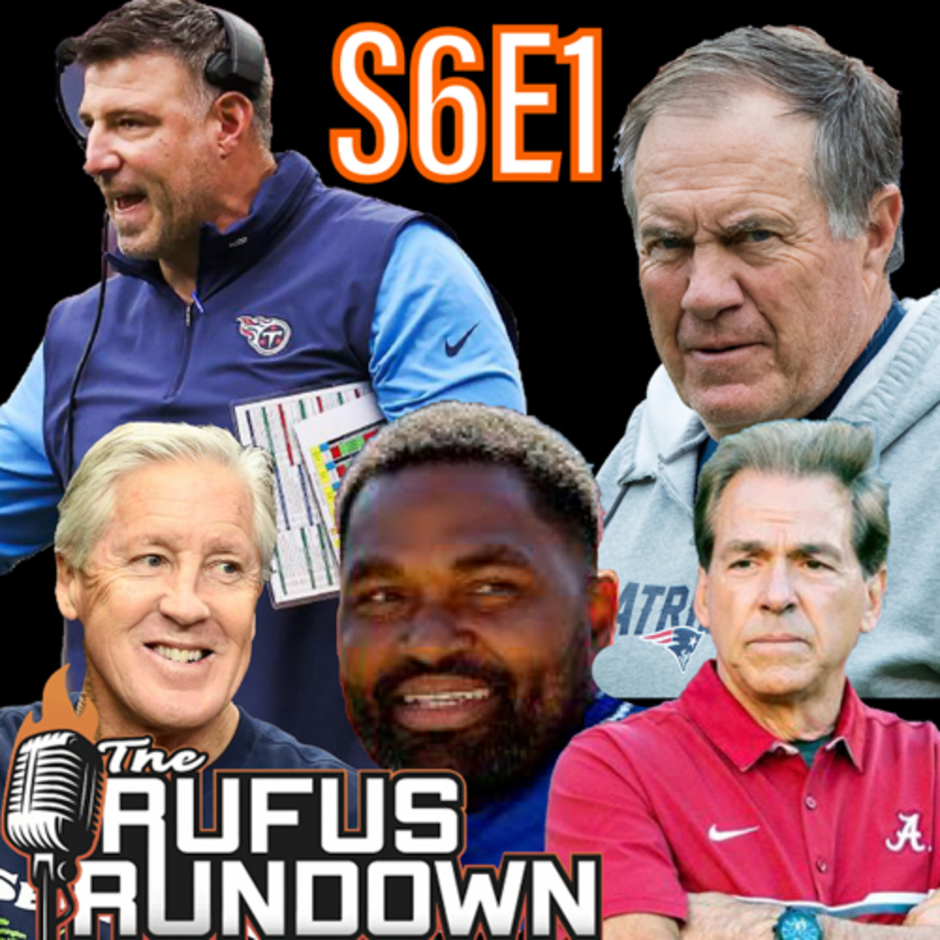 S6E1 - SABAN RETIRES - BELICHICK PARTS WAYS - NFL COACHING SCENE IS WILD - NFL PLAYOFF PREDICTIONS!