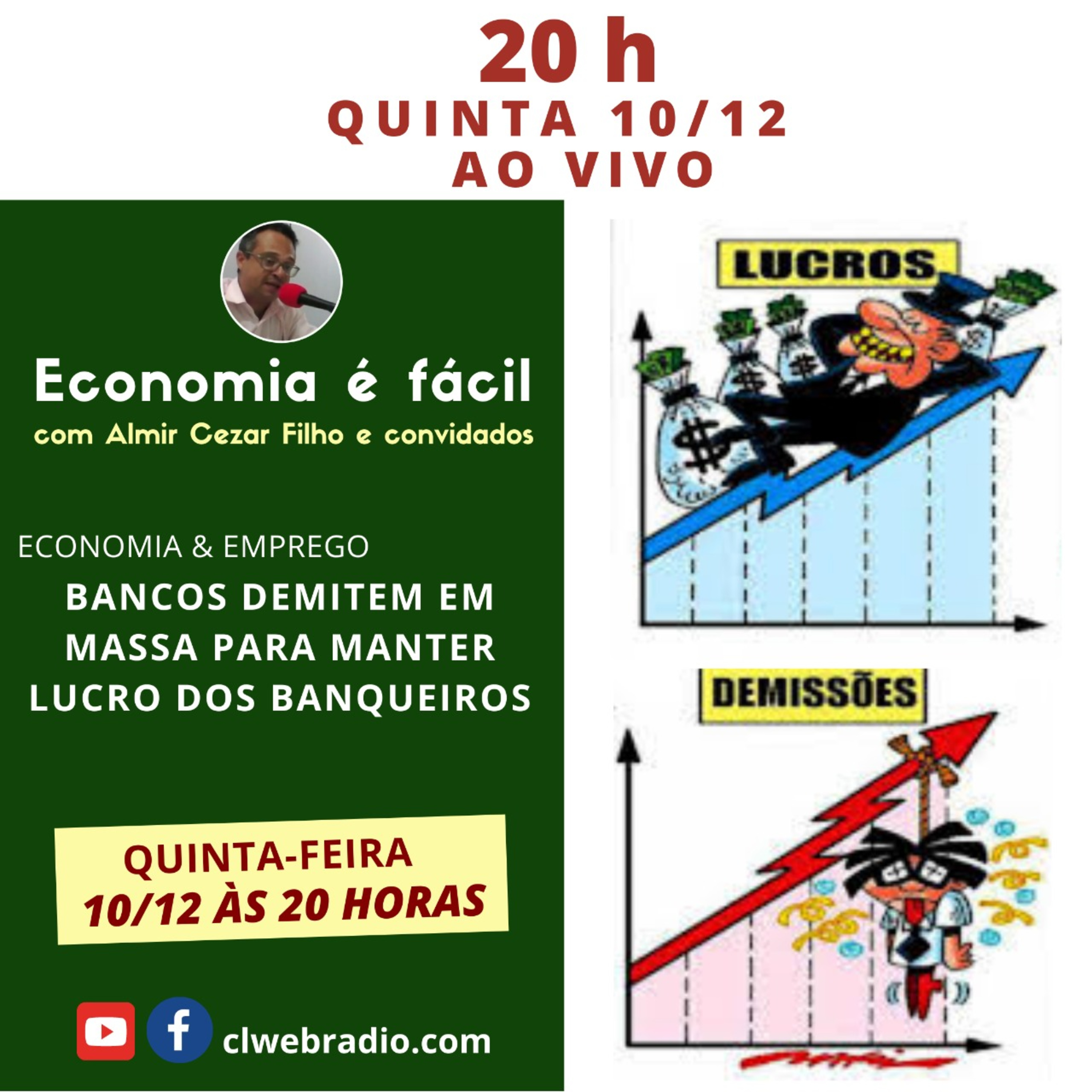 ECONOMIA É FÁCIL | Bancos demitem em massa para manter lucro dos banqueiros episode artwork