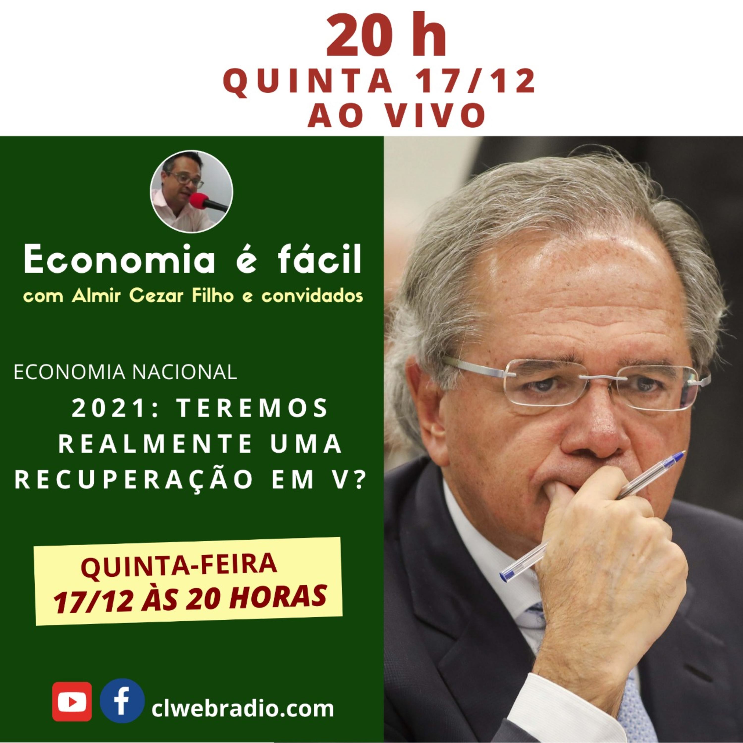 ECONOMIA É FÁCIL | 2021 realmente teremos uma "recuperação em V"? episode artwork