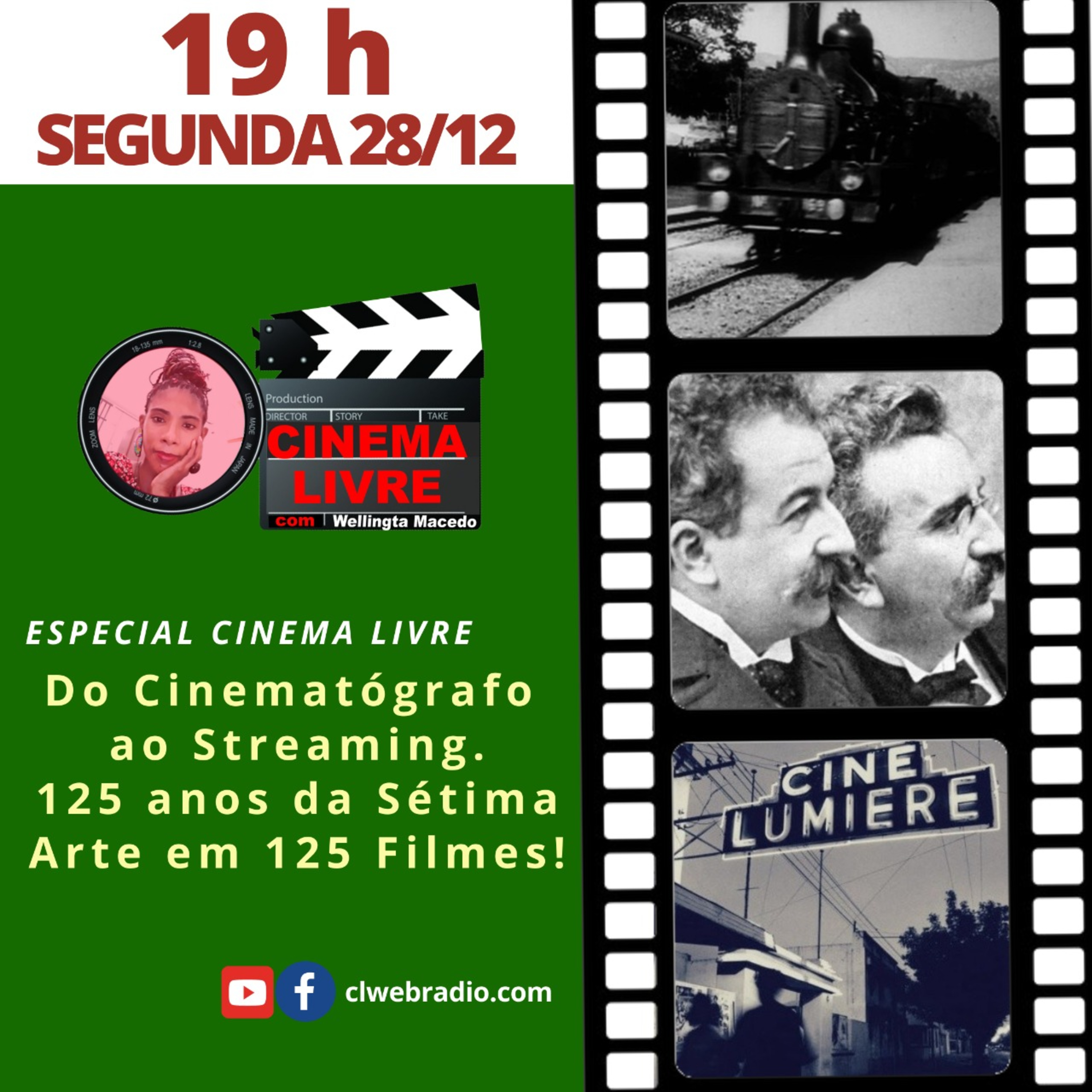 CINEMA LIVRE | ESPECIAL: Do Cinematógrafo ao Streaming. 125 anos da Sétima Arte em 125 Filmes! episode artwork
