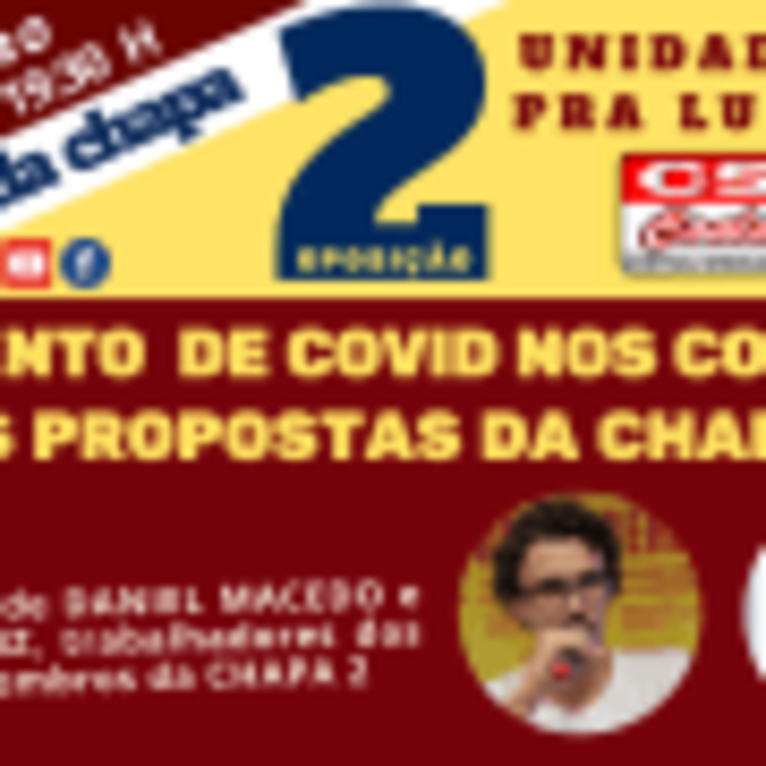 LIVE DA CHAPA 02 - OPOSIÇÃO CORREIOS RJ | O Aumento de Covid-19 nos Correios e as propostas da Chapa 2 episode artwork