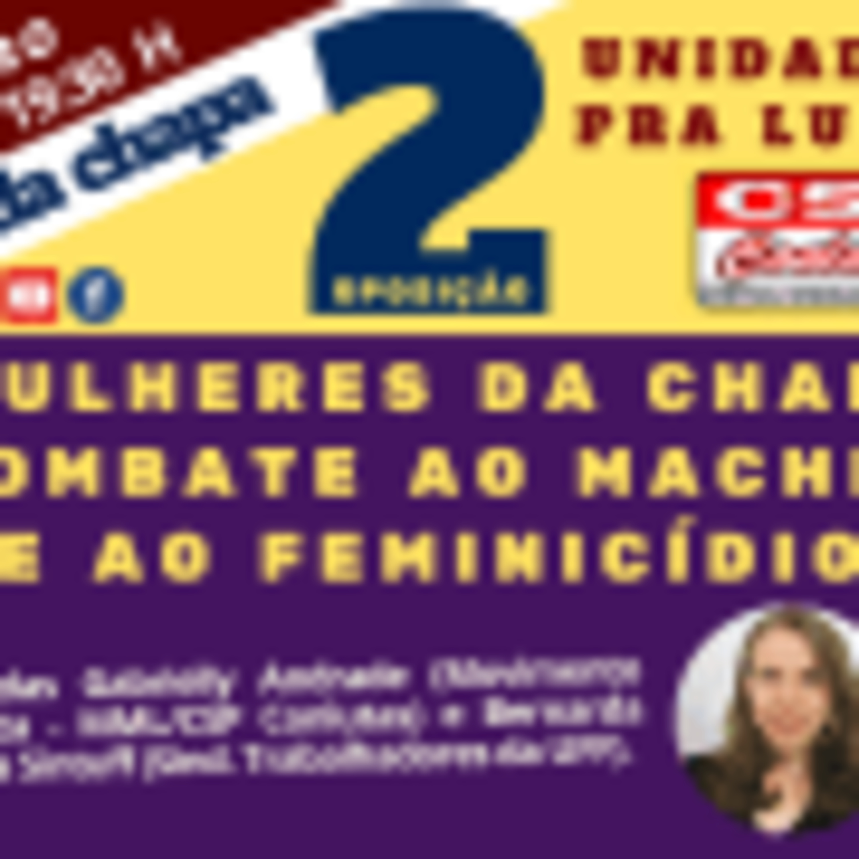 LIVE DA CHAPA 02 | As Mulheres da Chapa 2 no Combate ao Machismo e ao Feminicídio (12/01) episode artwork
