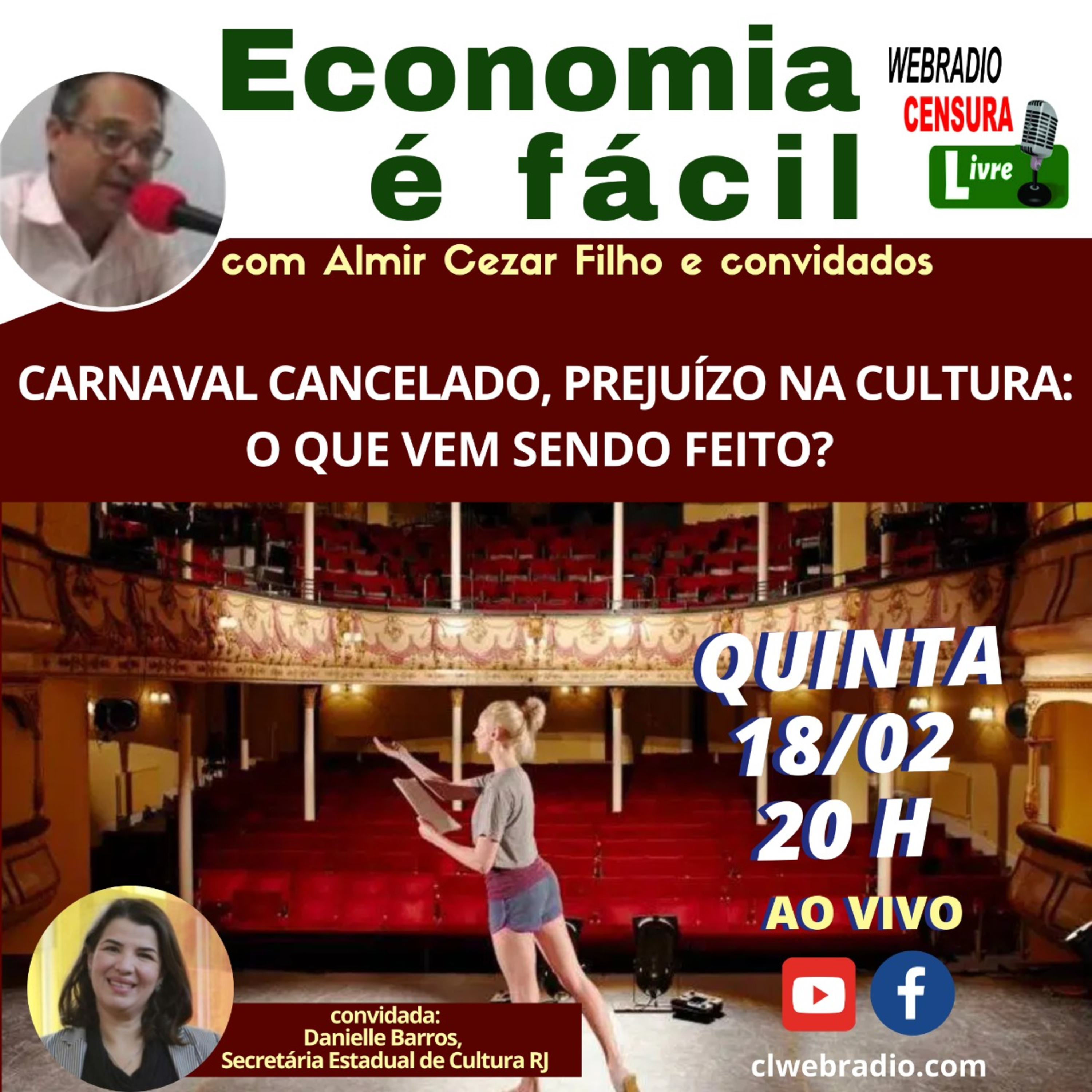 ECONOMIA É FÁCIL | Carnaval cancelado, prejuízo na cultura. O que vem sendo feito? episode artwork