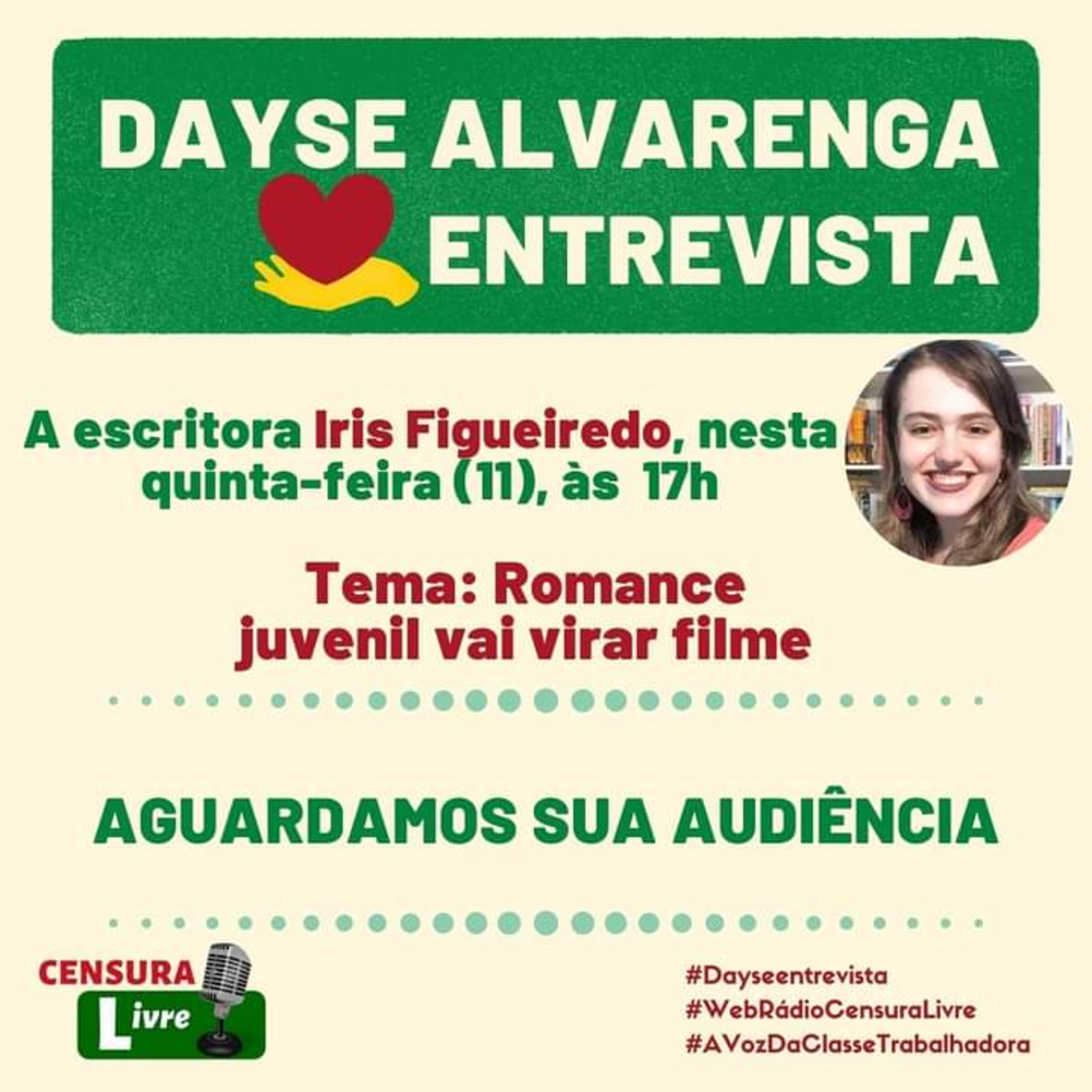 Dayse Alvarenga Entrevista | Romance juvenil vai virar filme 11/03 episode artwork