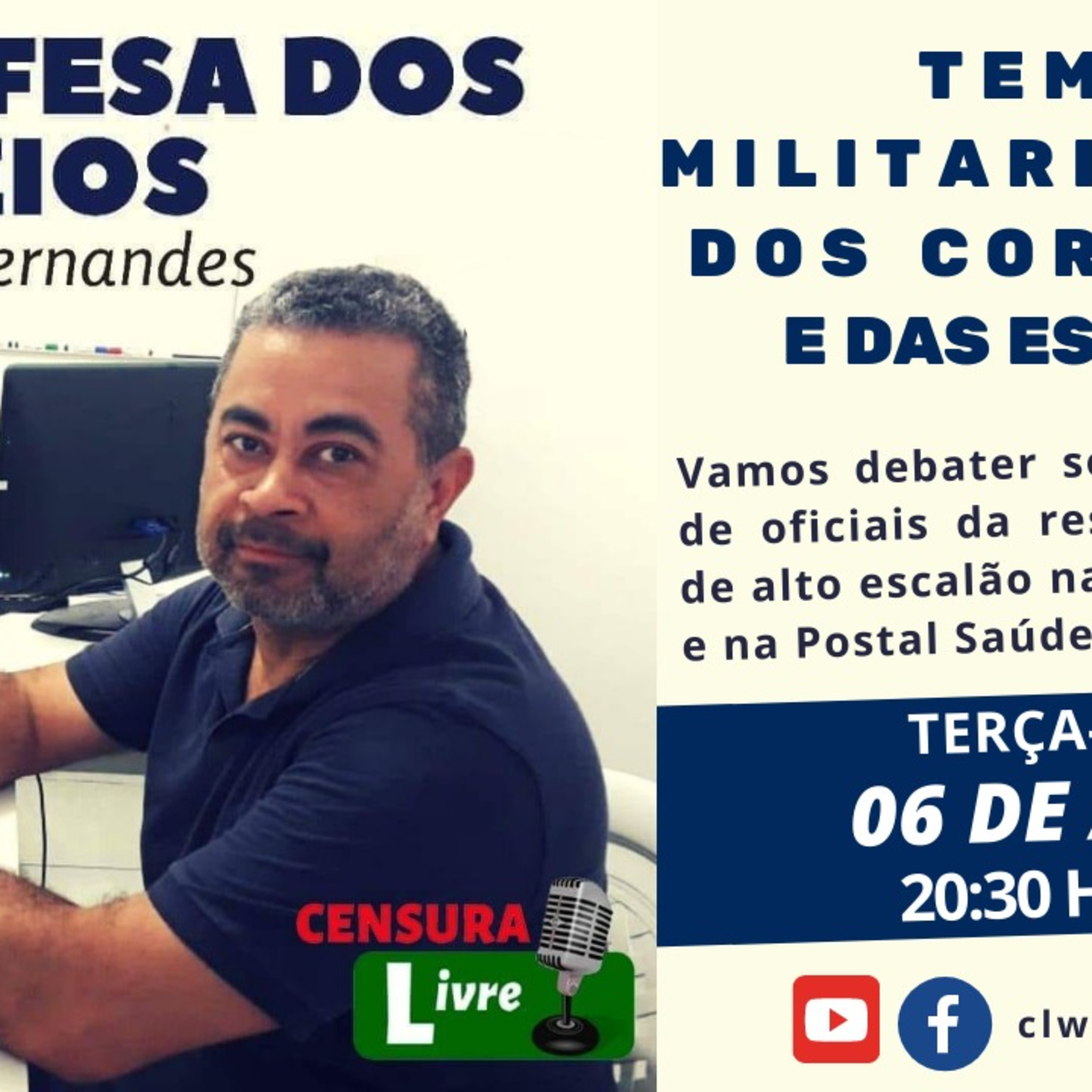 Em Defesa dos Correios | Militarização dos Correios e das Estatais (06/04) episode artwork