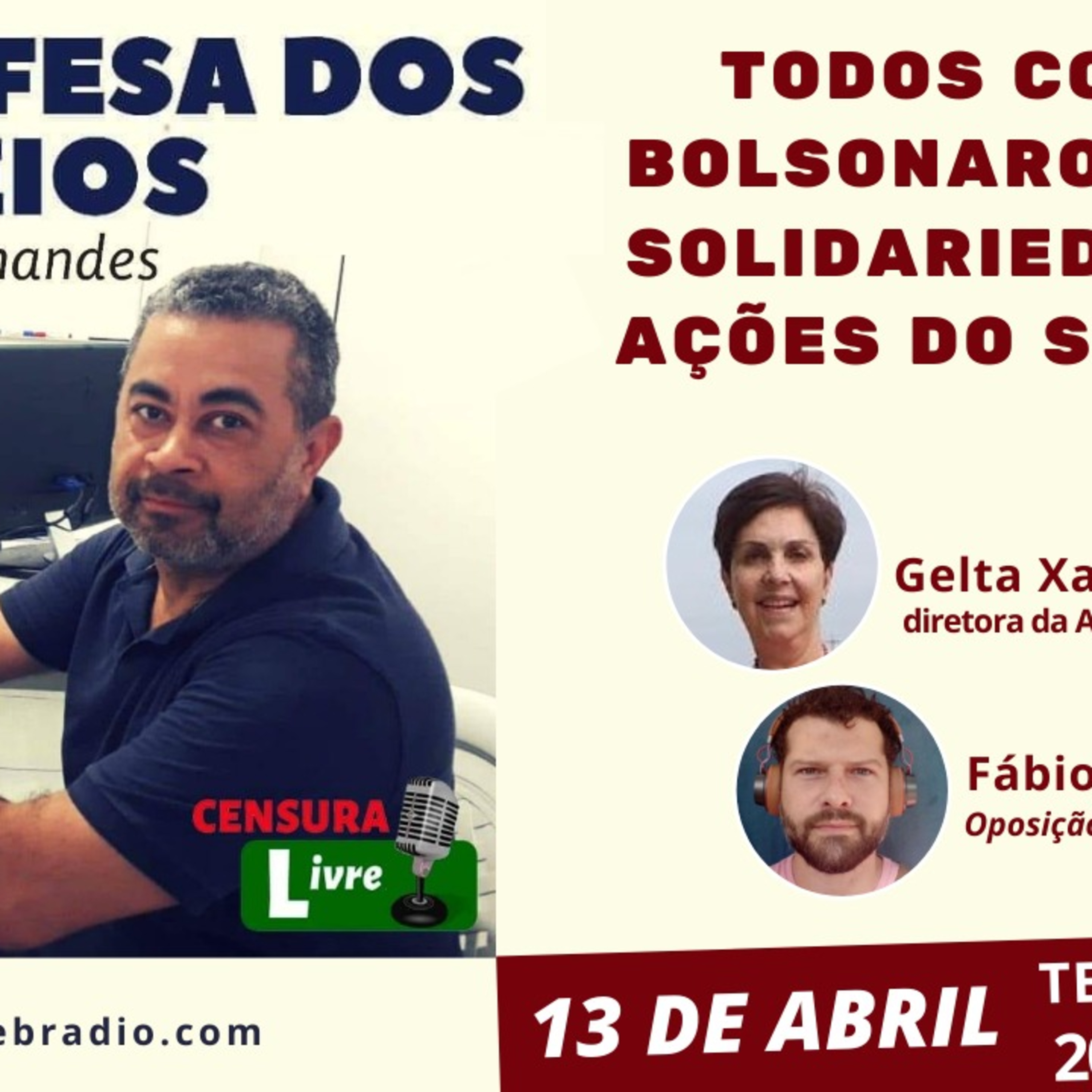 Em Defesa dos Correios | Todos contra Bolsonaro: nossa solidariedade às ações do SINTUFRJ (13/04) episode artwork