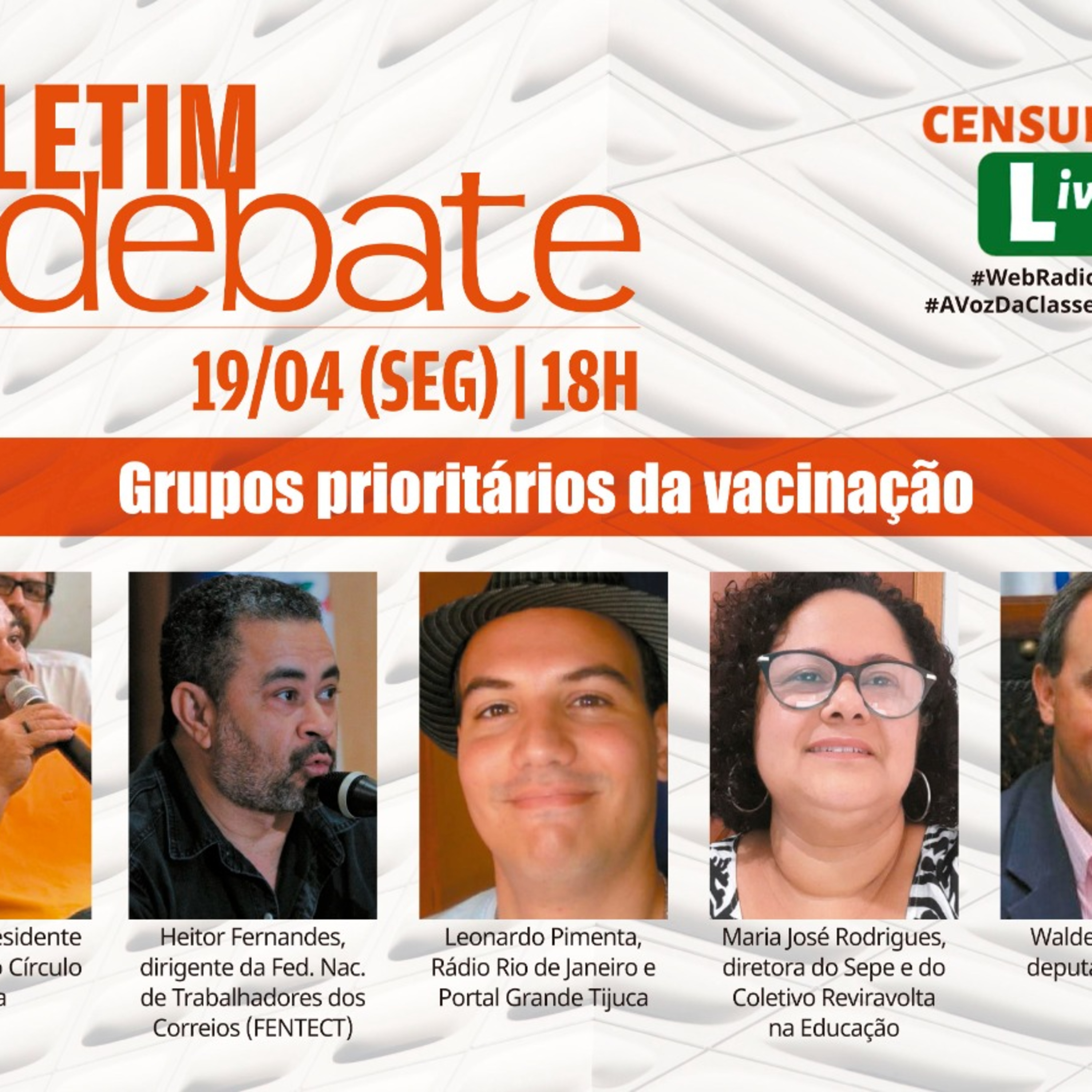 Boletim CL Debate | Grupos prioritários da vacinação (19/04) episode artwork