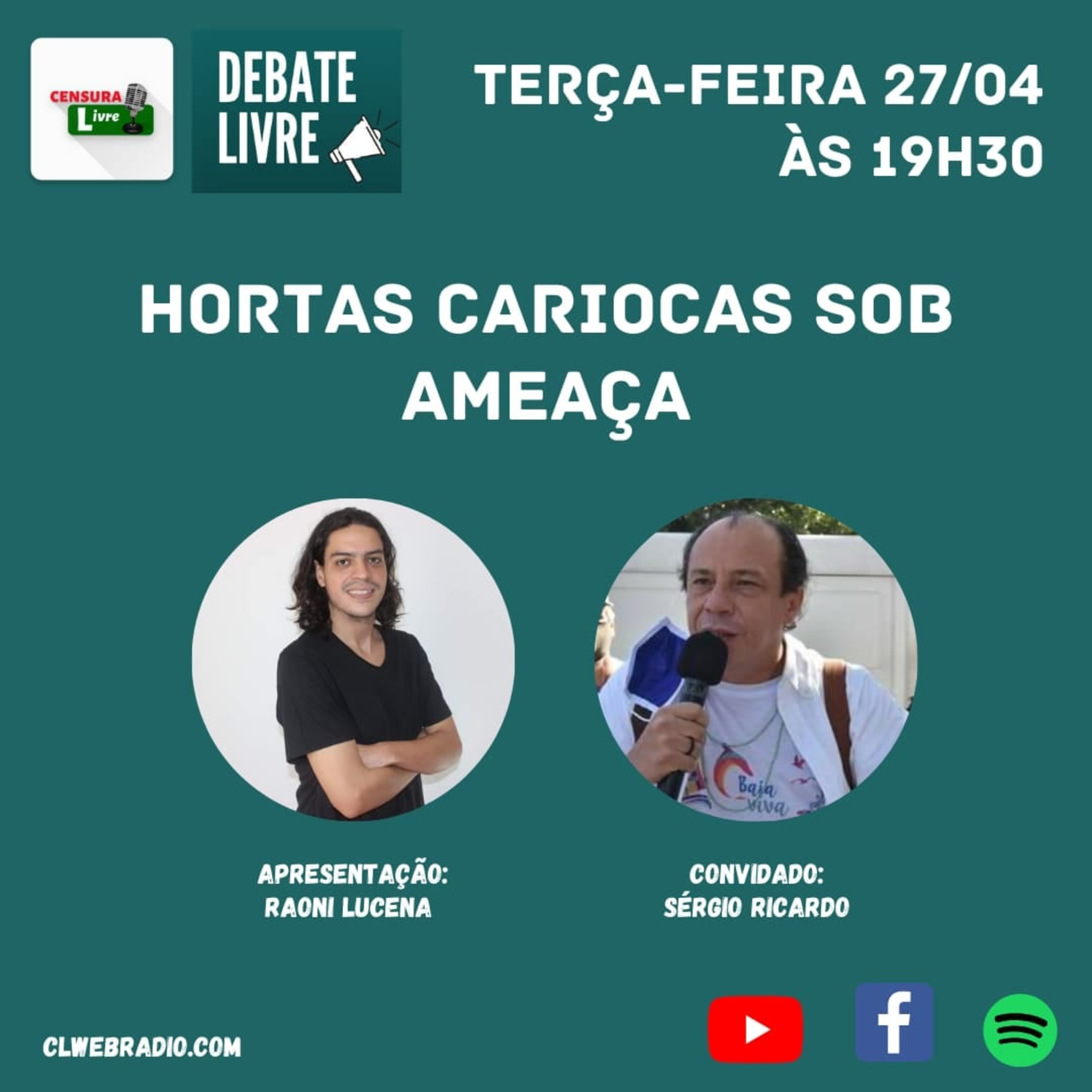 Debate Livre | Hortas cariocas sob ameaça (27/04) episode artwork