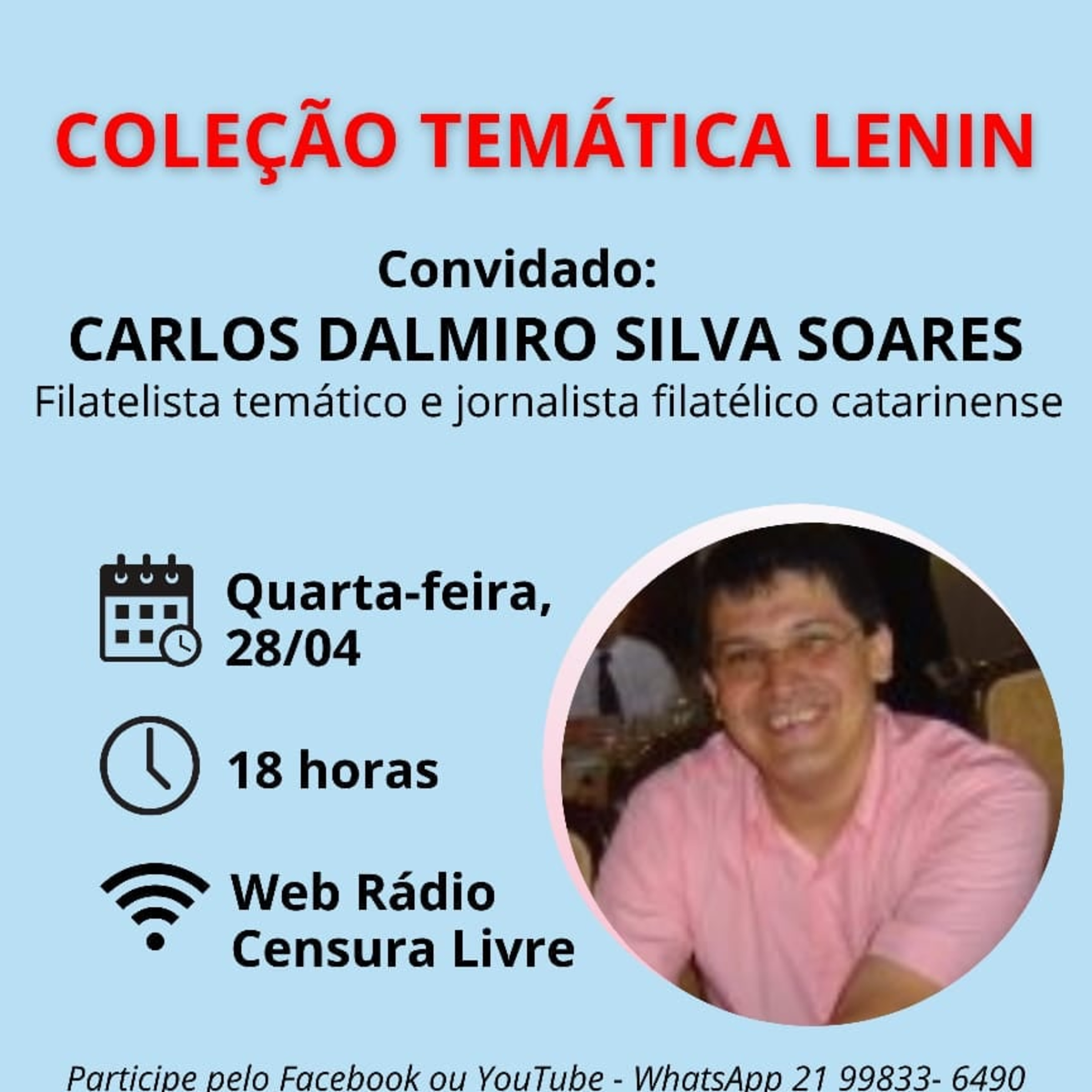 Aulas Com Filatelia | Coleção Temática Lênin (28/04) episode artwork