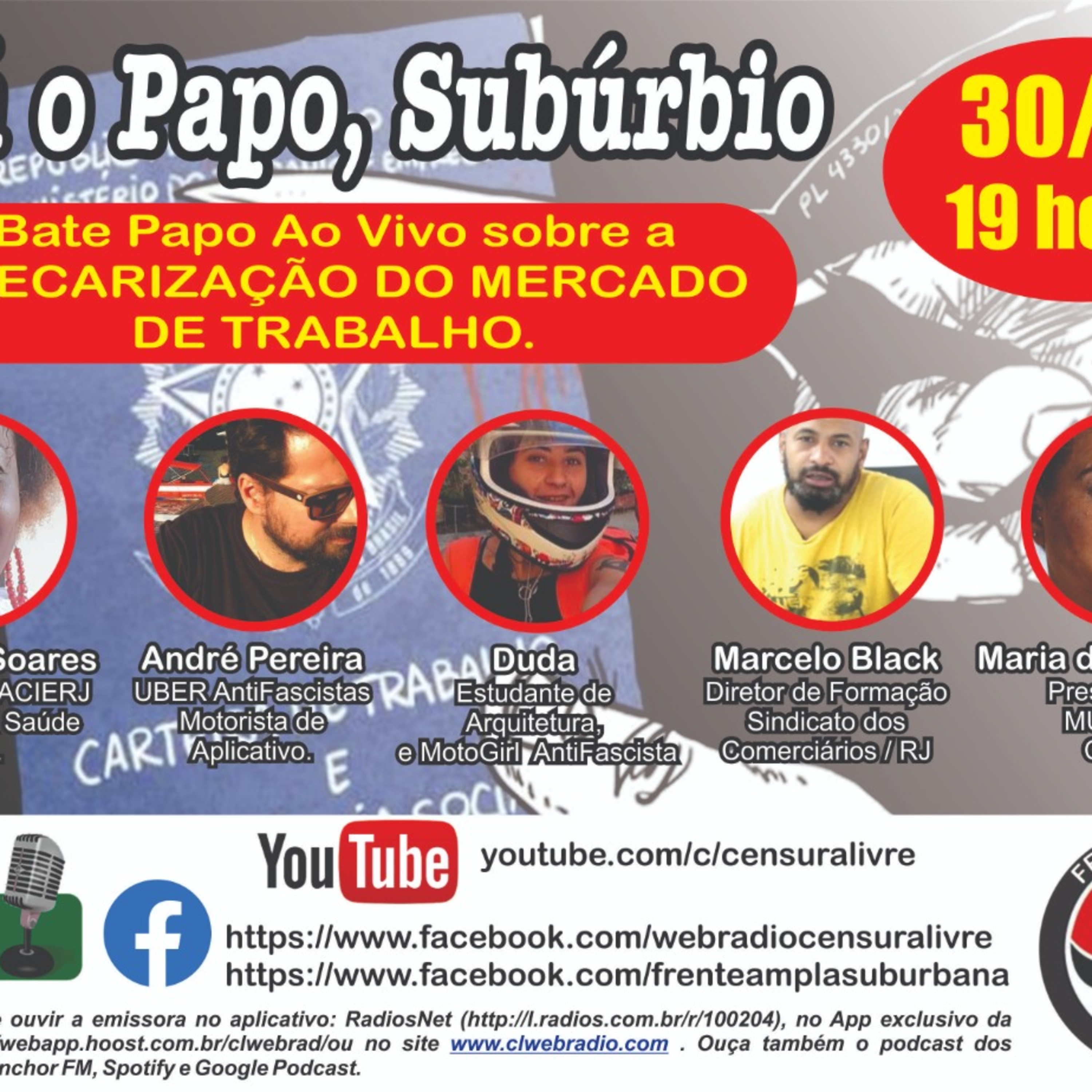 Dá o Papo, Subúrbio | Precarização do Mercado de Trabalho (30/04) episode artwork