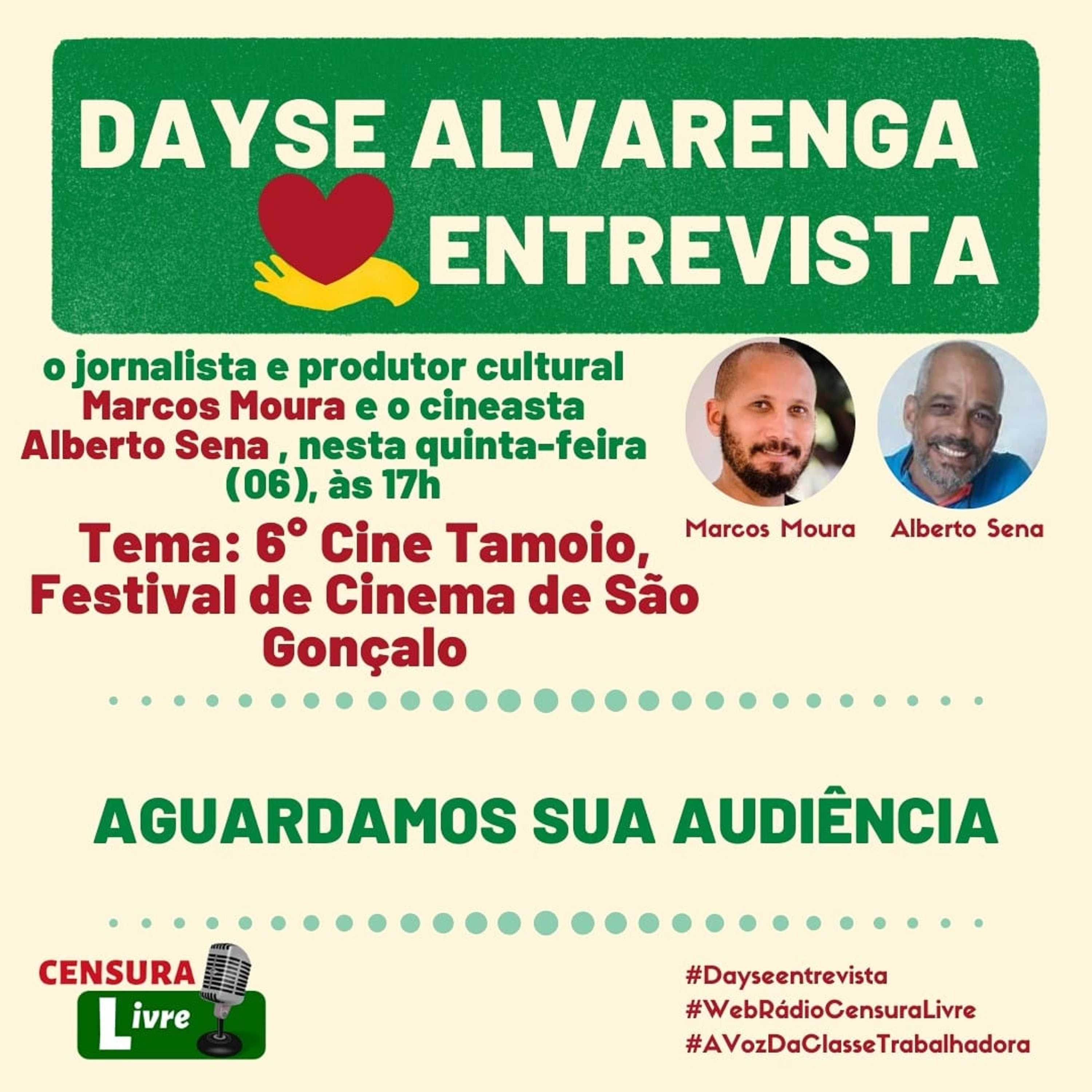 Dayse Alvarenga Entrevista | 6º Cine Tamoio, Festival de Cinema de São Gonçalo (06/05) episode artwork