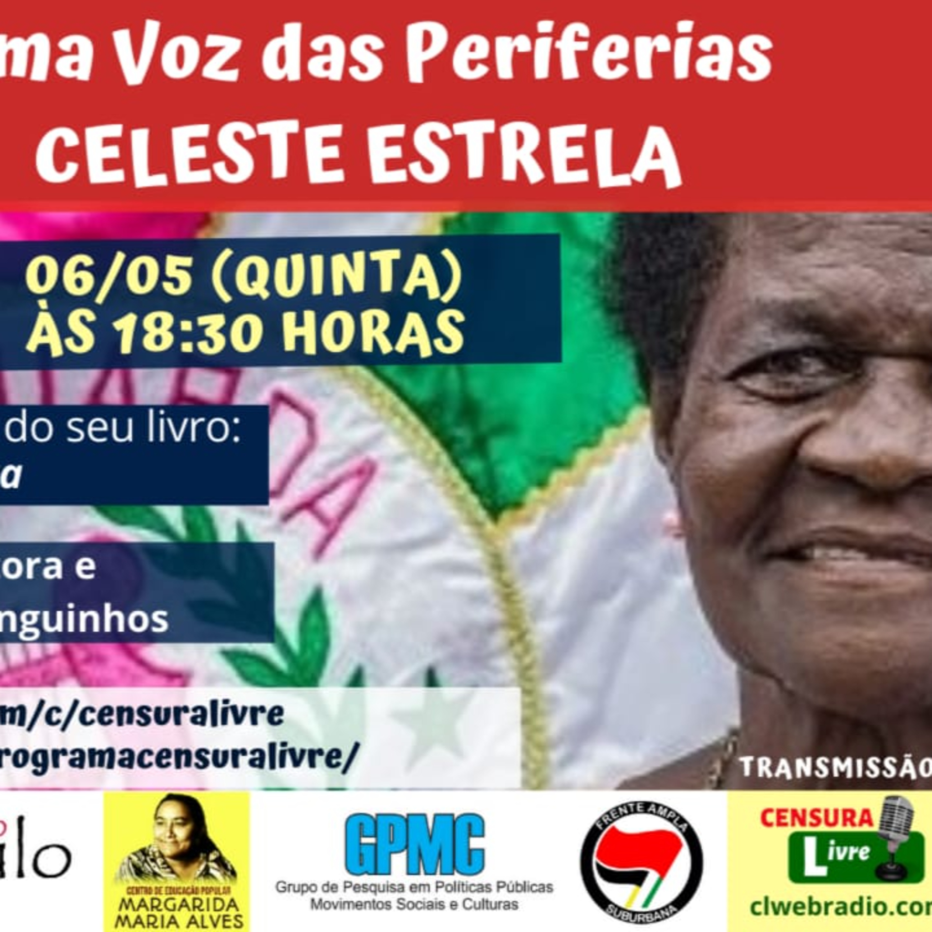 Uma Voz das Periferias | Entrevista: Celeste Estrela (06/05) episode artwork