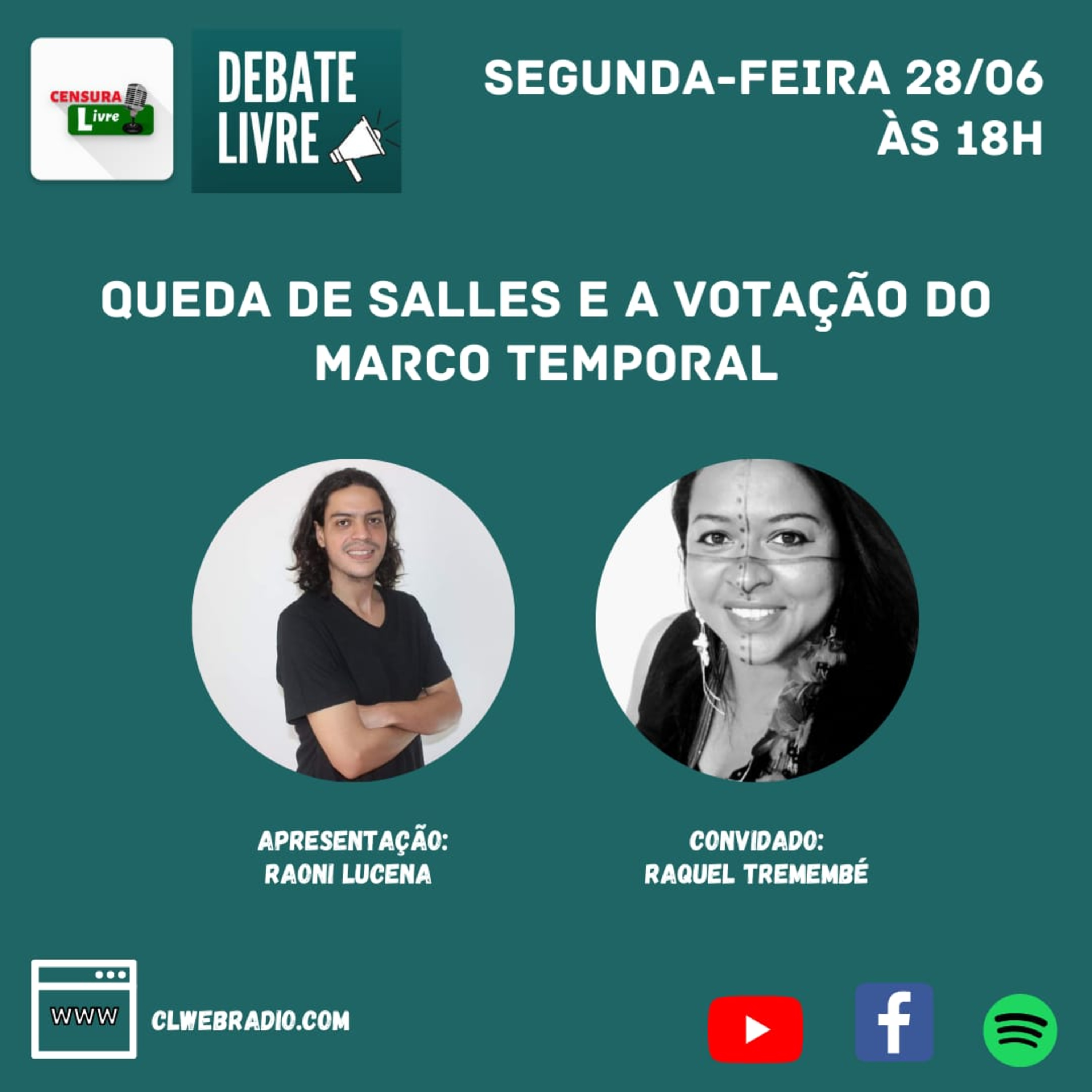 Debate Livre - Queda de Salles e a votação do marco temporal (28/06) episode artwork