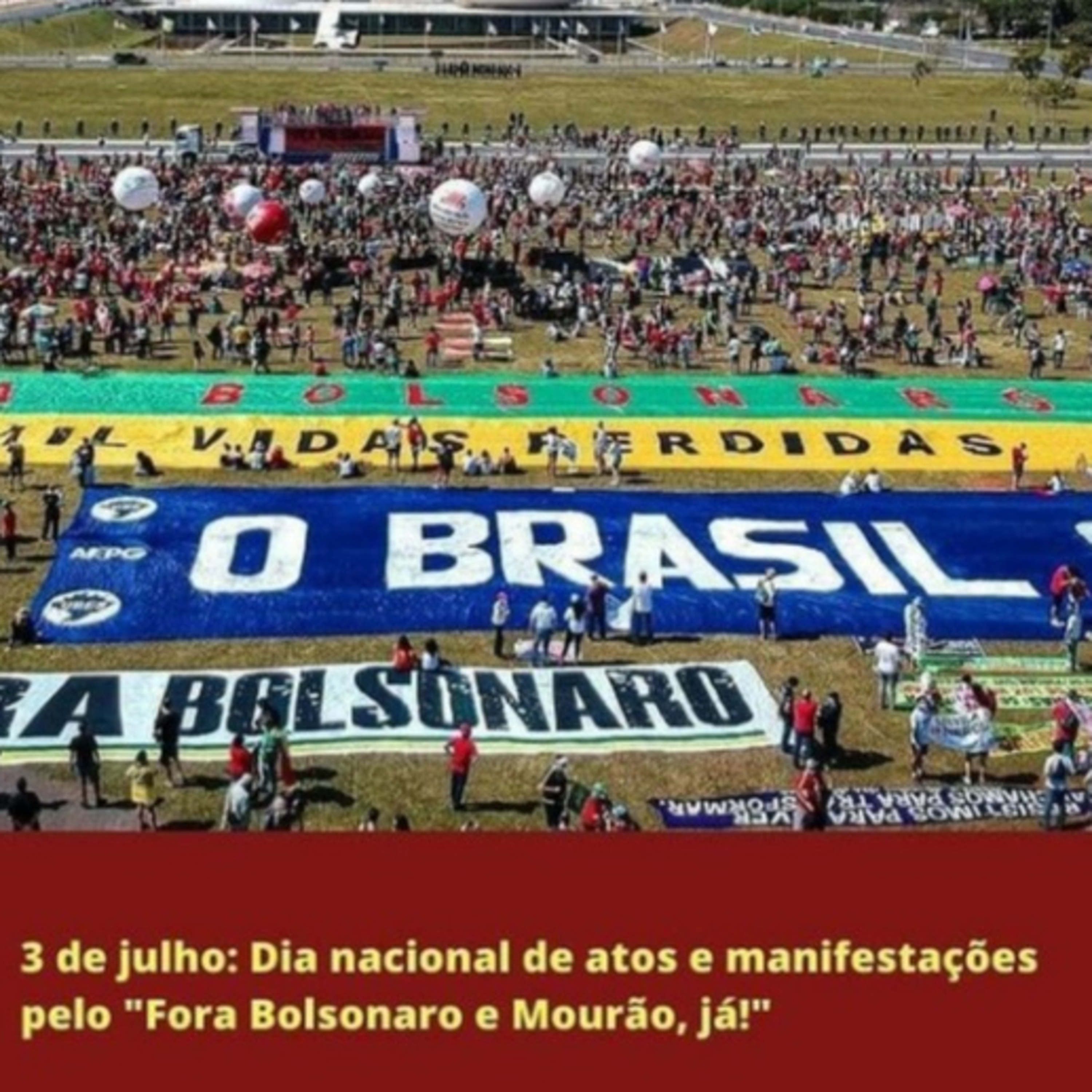 Cobertura ao vivo | #3J Dia Nacional de Atos pelo Fora Bolsonaro (03/07) episode artwork