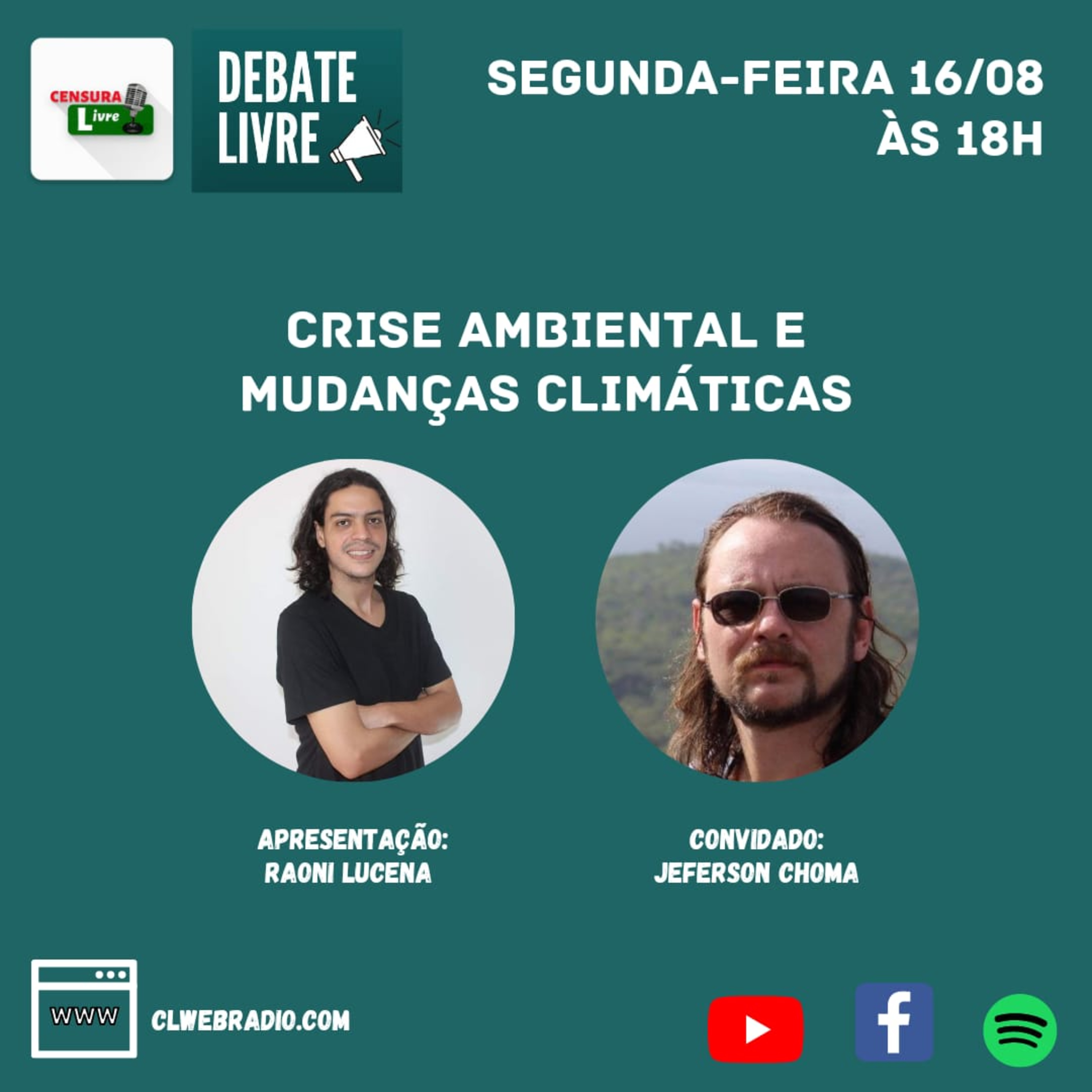 Debate Livre - 'Crise ambiental e mudanças climáticas' (16/08/21) episode artwork