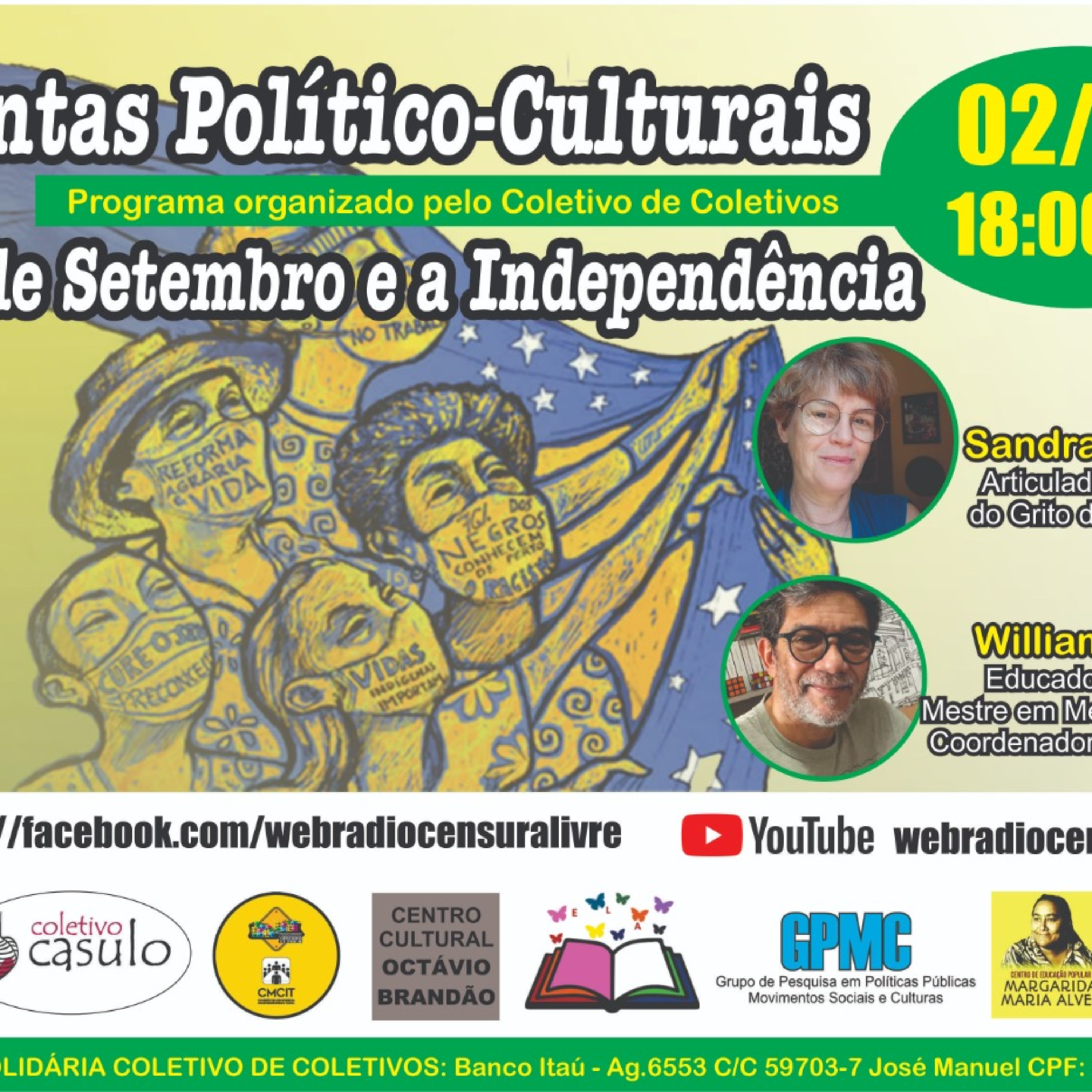 Quintas Político-Culturais - 7 de Setembro e a Independência (02 09 21) episode artwork