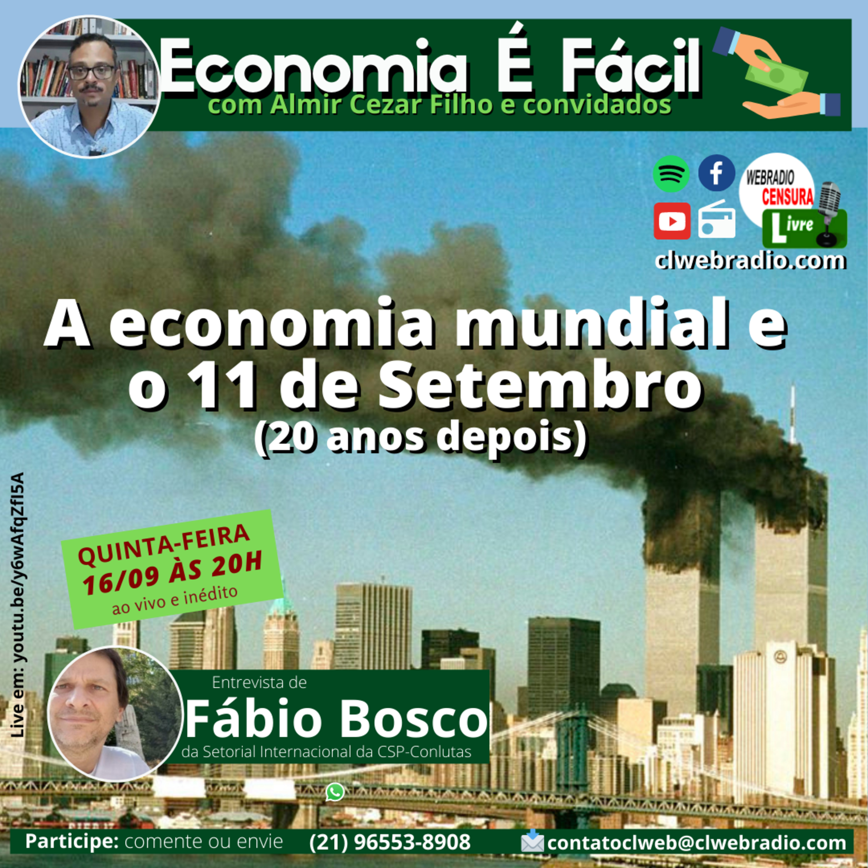ECONOMIA É FÁCIL | A economia mundial e o "11 de Setembro" (20 anos depois) episode artwork