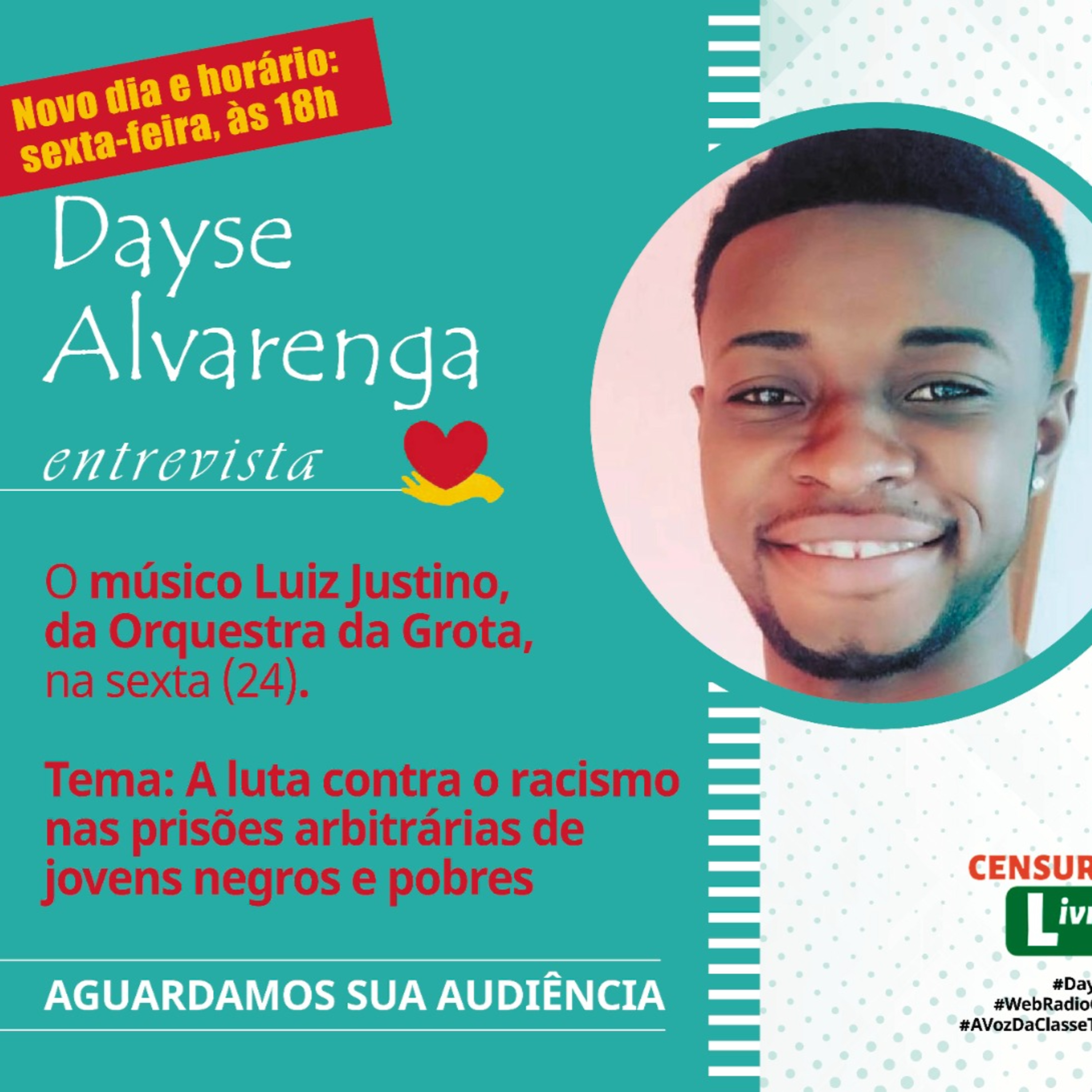 DAYSE ALVARENGA ENTREVISTA | A luta contra o racismo nas prisões arbitrárias de jovens negros e pobres episode artwork