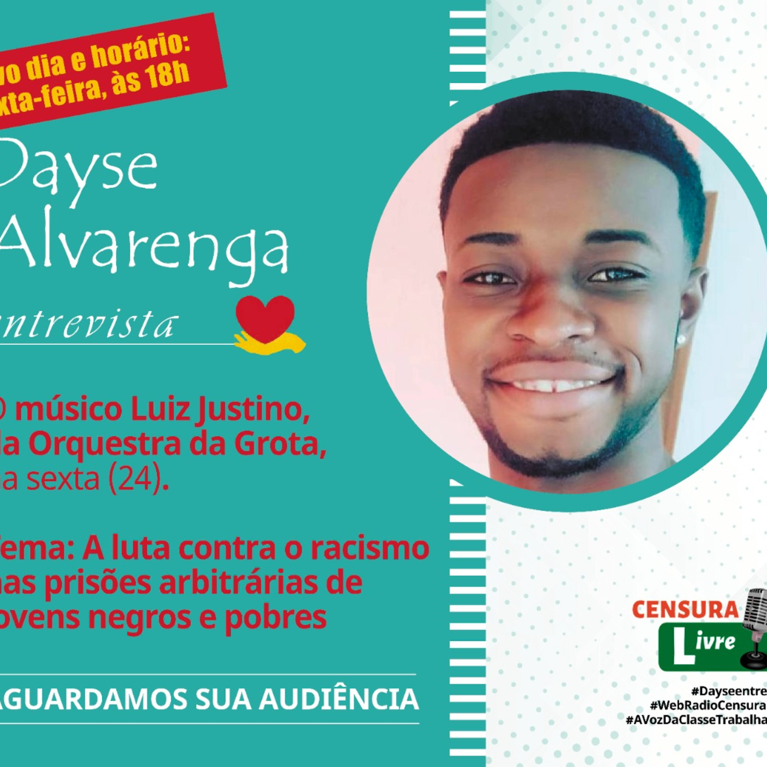 Dayse Alvarenga Entrevista - A luta contra o racismo nas prisões arbitrárias de jovens negros e pobres 24 09 21 episode artwork