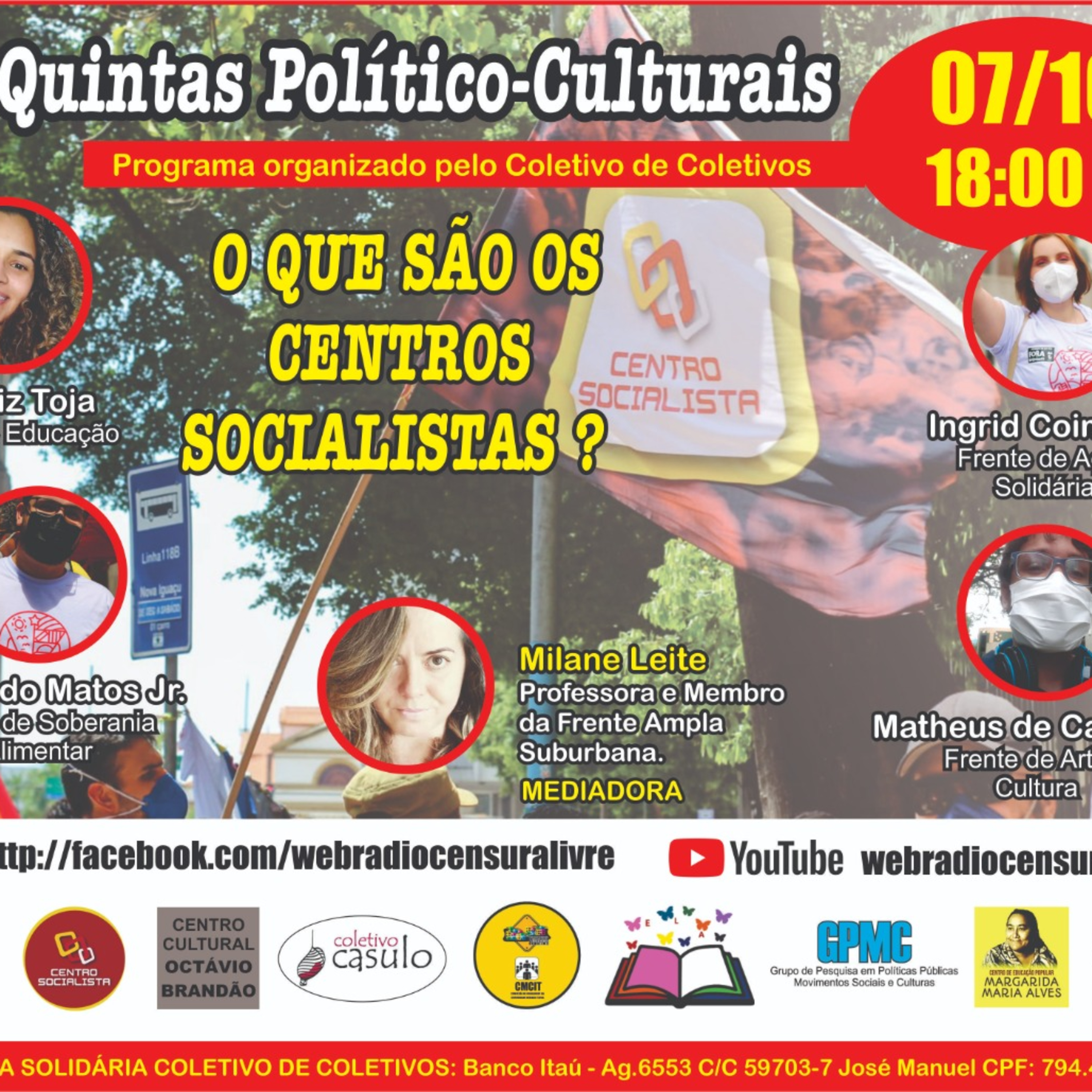 Quintas Político-Culturais – O que são Centros Socialistas? 07 10 21 episode artwork